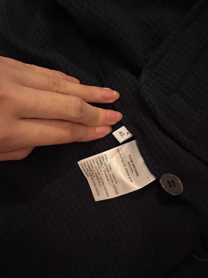Thom Browne Thom browne Lobster Waffle Cardigan jacket 2503-Nextarrow Size US XXS / EU 40 - 5 Thumbnail