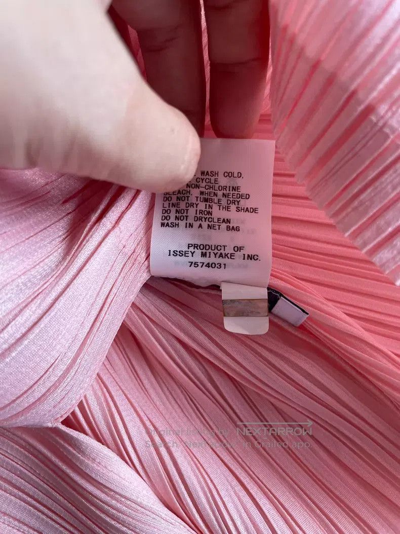 Issey Miyake Issey Miyake Cherry Blossom Pink Short Sleeve Shirt Size L / US 10 / IT 46 - 3 Thumbnail