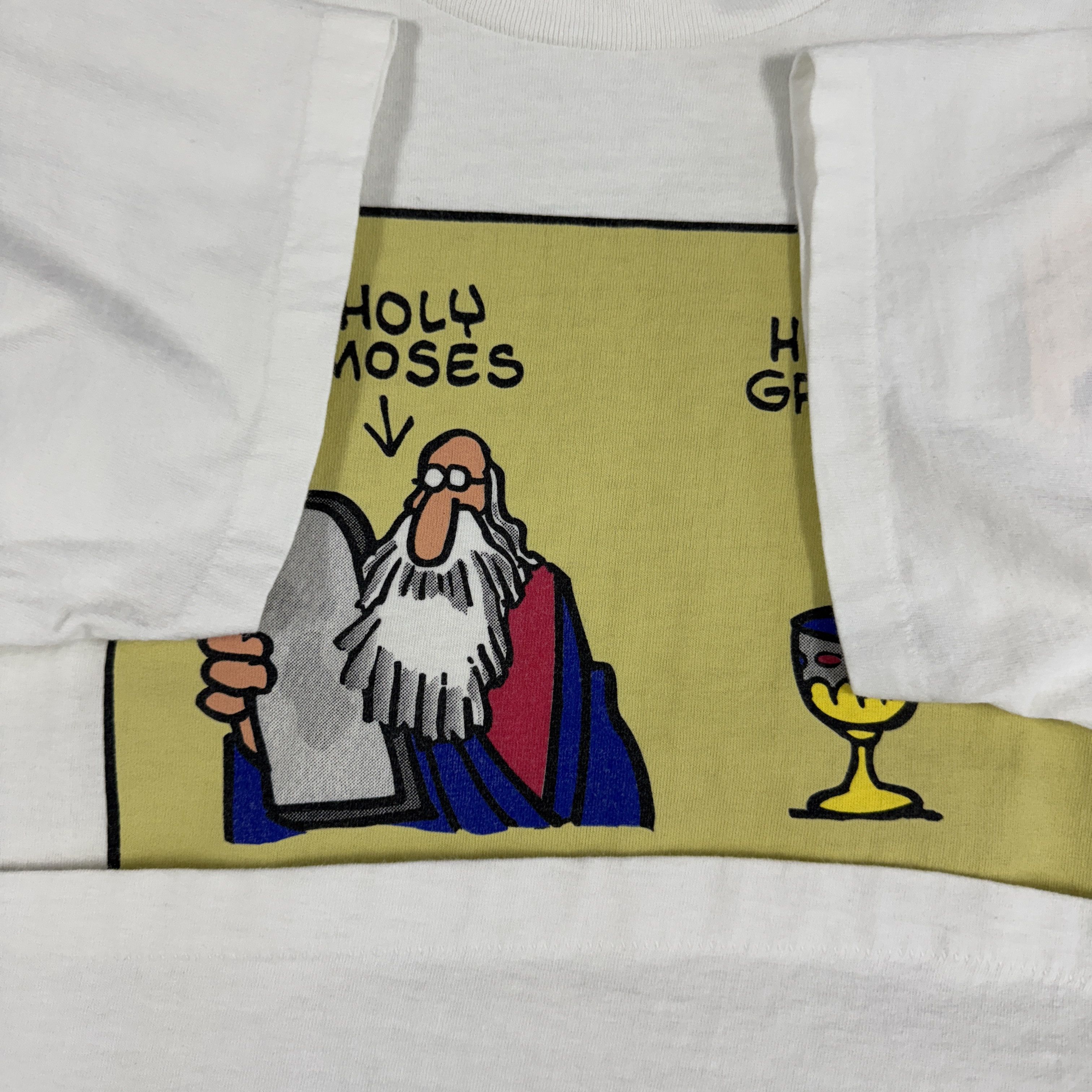 Vintage Vintage 90s Holy Parody Humor Tee Size US XL / EU 56 / 4 - 9 Thumbnail