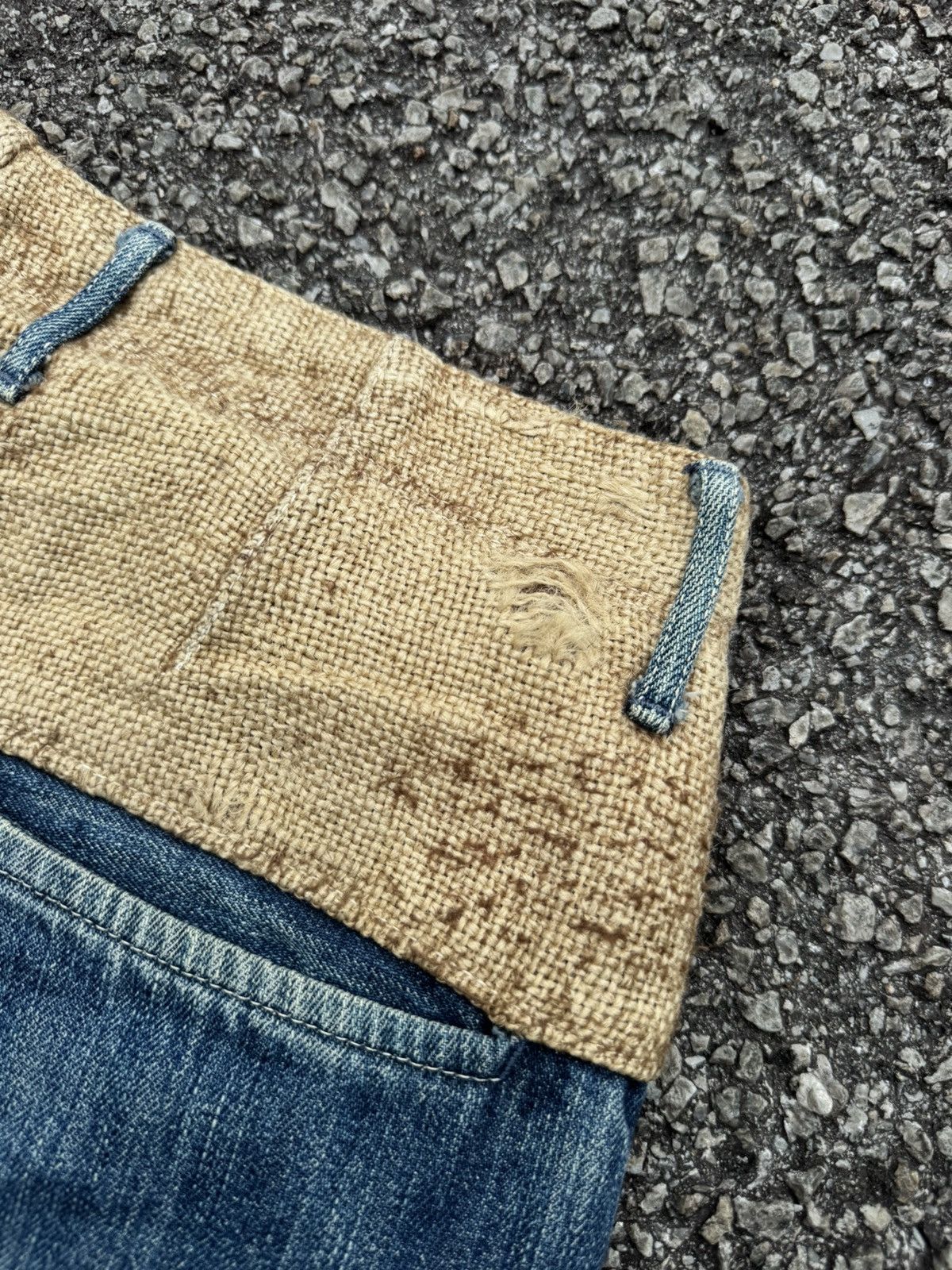 Kapital DESIGNER KIRO HIRATA KAPITAL HEMP CLASSIC DISTRESSED JEANS Size US 31 - 14 Thumbnail