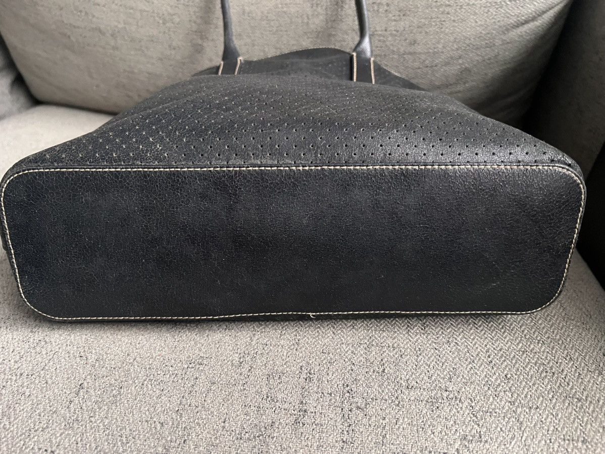 Prada Prada Perforated Leather Black shoulder tote bag Size ONE SIZE - 7 Thumbnail
