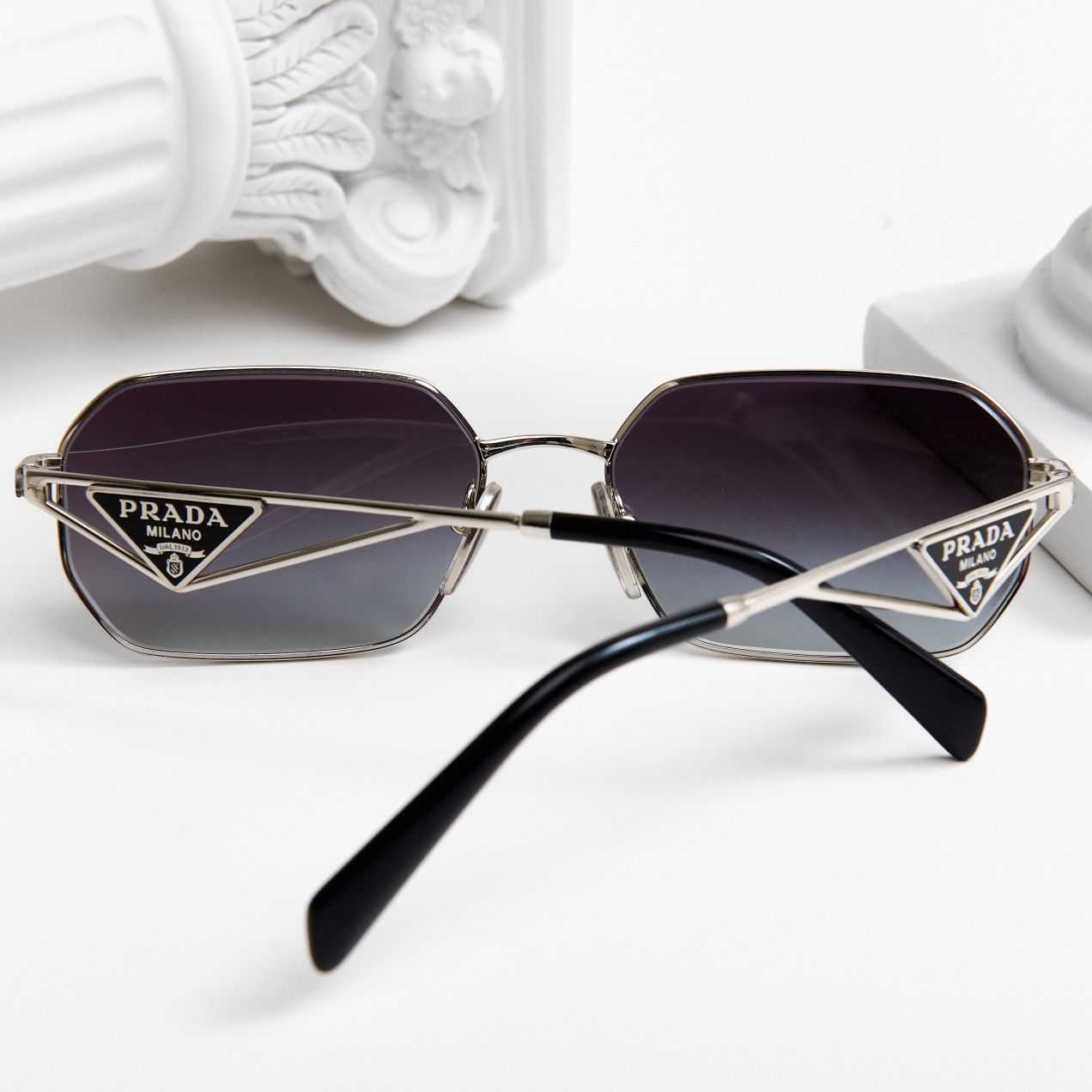 Prada PRADA 0PR A51S 1BC90A SUNGLASSES Size ONE SIZE - 7 Thumbnail