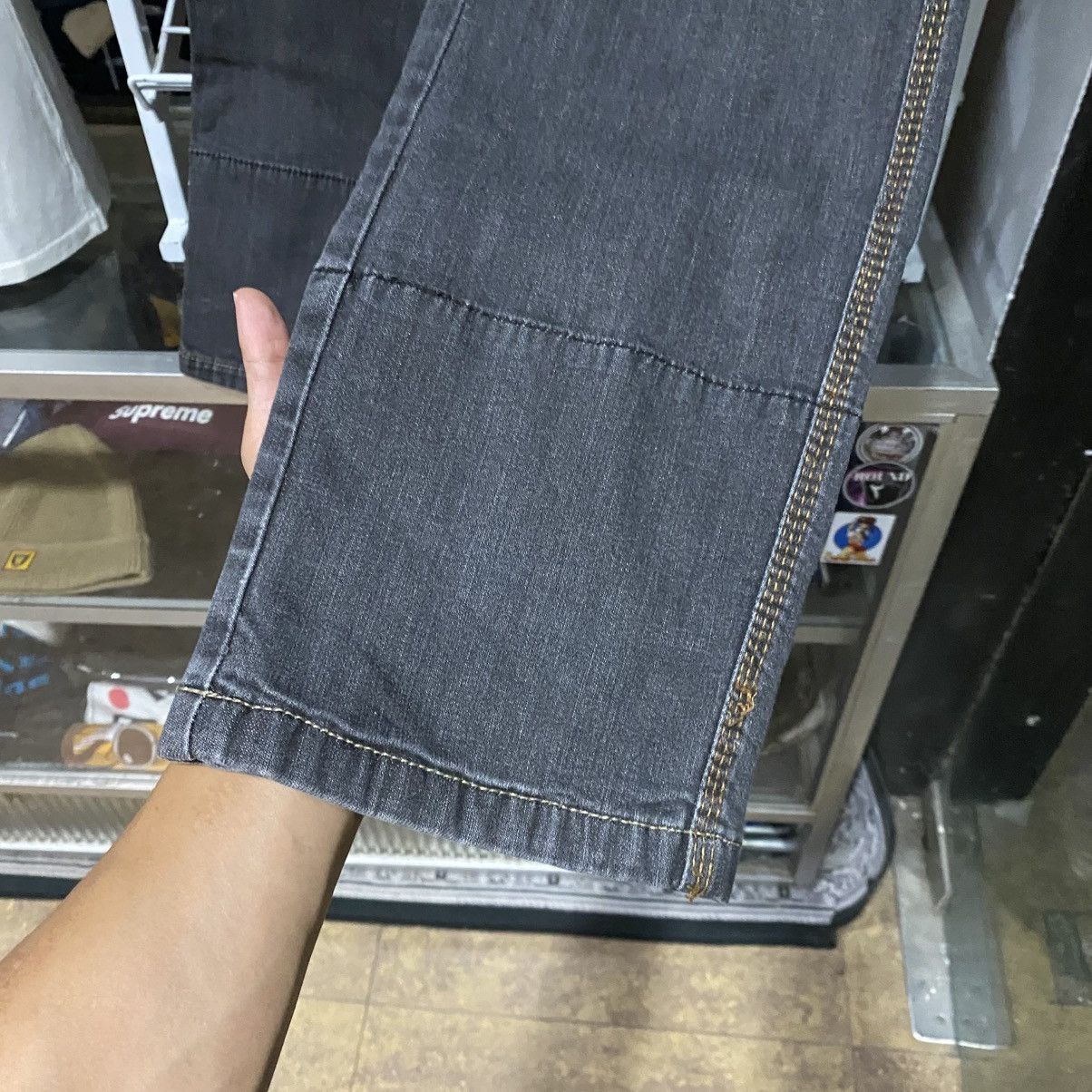 Fubu Vintage 90’s FUBU Buckle Denim Jeans Size US 32 / EU 48 - 9 Thumbnail