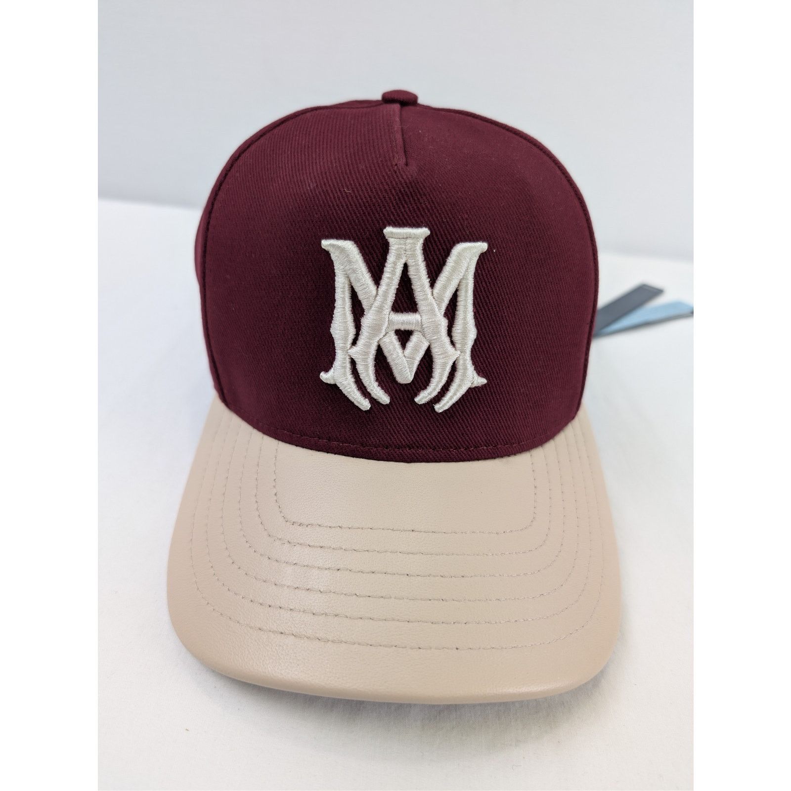 Amiri o1rshd1 Q:2 / Size: OS / Two Tone Trucker Cap / Hat Wine Size ONE SIZE - 7 Thumbnail