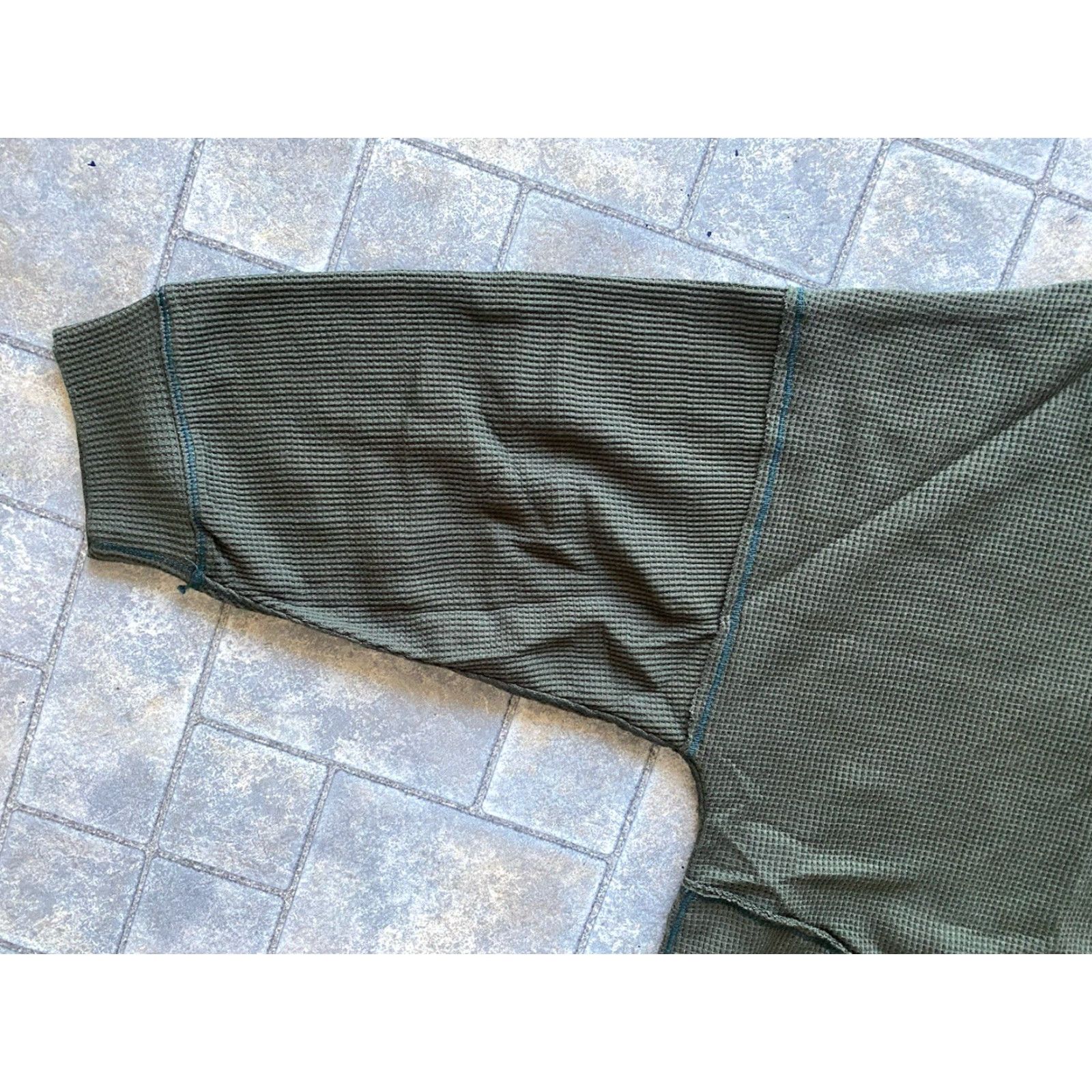 Free People Free People Intimately Womens Thermal Hoodie SMALL Dark Green Deep V Early Night Size S / US 4 / IT 40 - 5 Thumbnail