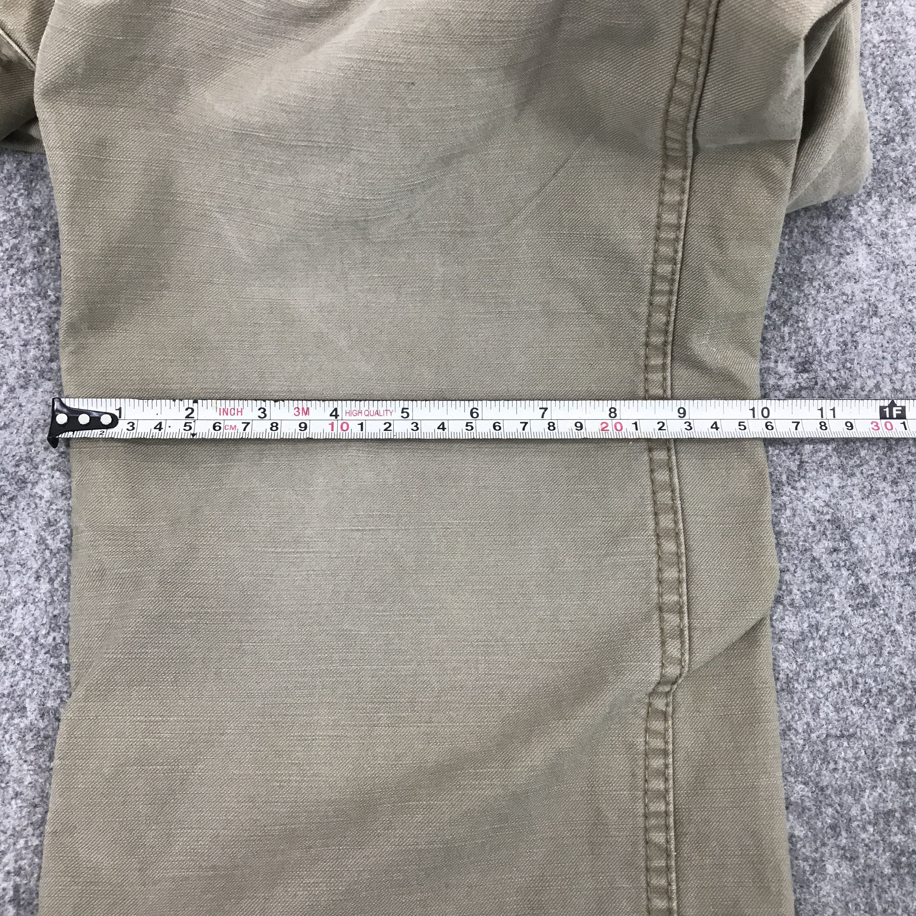 Edwin × Japanese Brand FLARE EDWIN 505 KHAKI BOOTCUT DESIGN PANTS Size US 32 / EU 48 - 12 Thumbnail