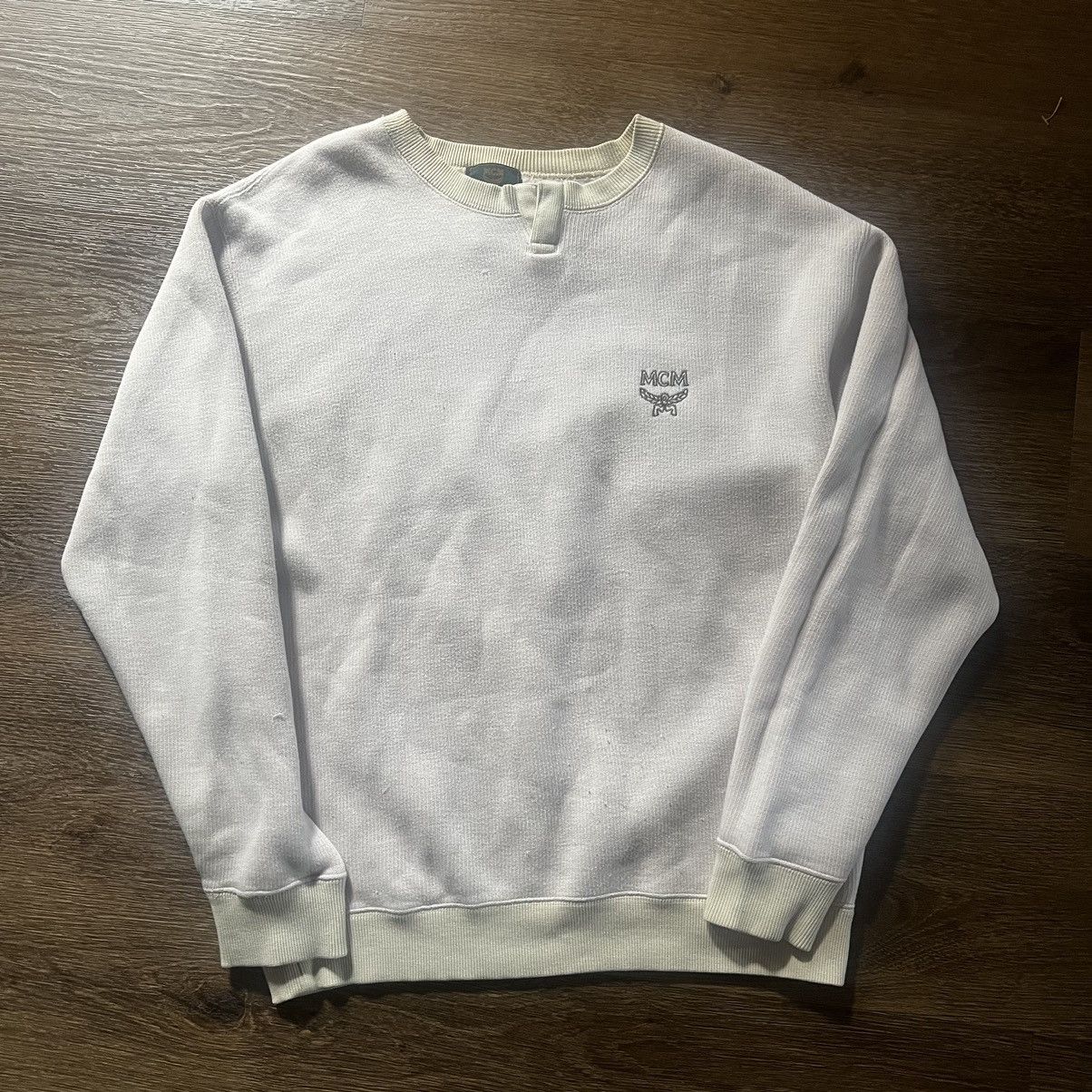 MCM MCM White Golf Pull Over Sweater Size US L / EU 52-54 / 3 - 1 Thumbnail