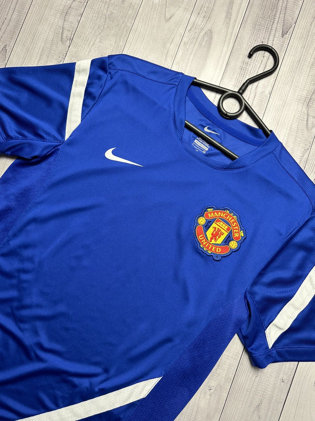Nike × Vintage Vintage Manchester United soccer jersey blue rare size S Size US S / EU 44-46 / 1 - 2 Thumbnail