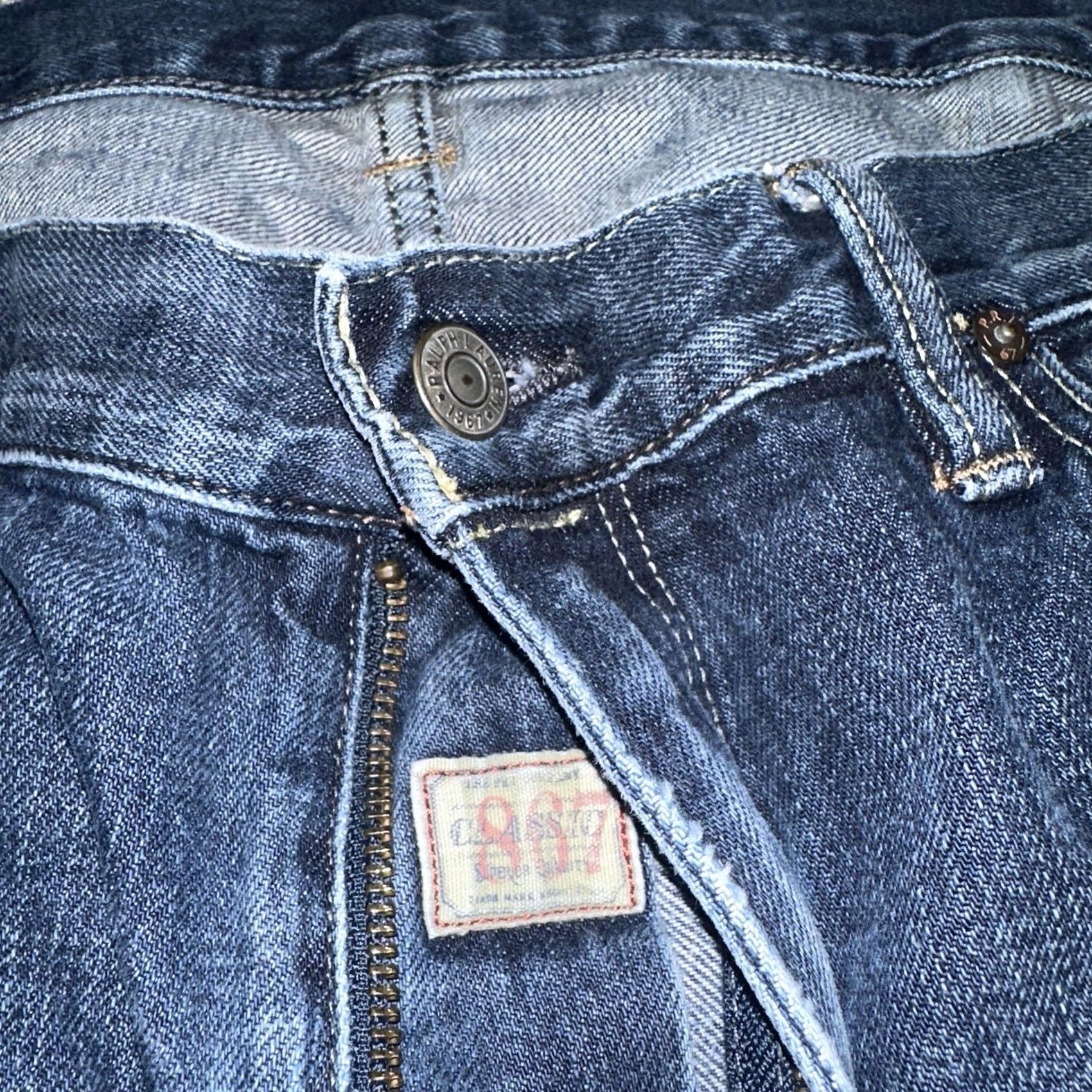 Polo Ralph Lauren Polo Ralph Lauren Jeans 867 Straight Blue 38x32 Classic Fit Denim 5-Pocket Mens Regular Size 38 Inseam 32 Light Wash Blue Size US M / EU 48-50 / 2 - 2 Thumbnail