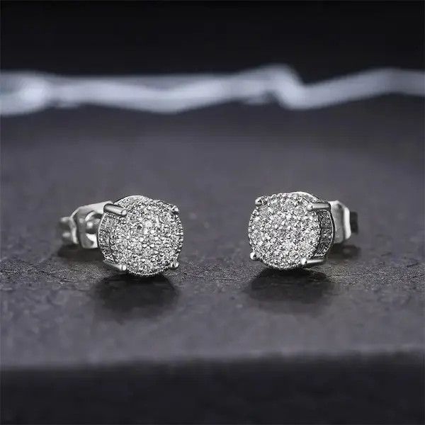 Jewelry Koizumi x azawa White CZ Silver Color Earring Size ONE SIZE - 1 Thumbnail