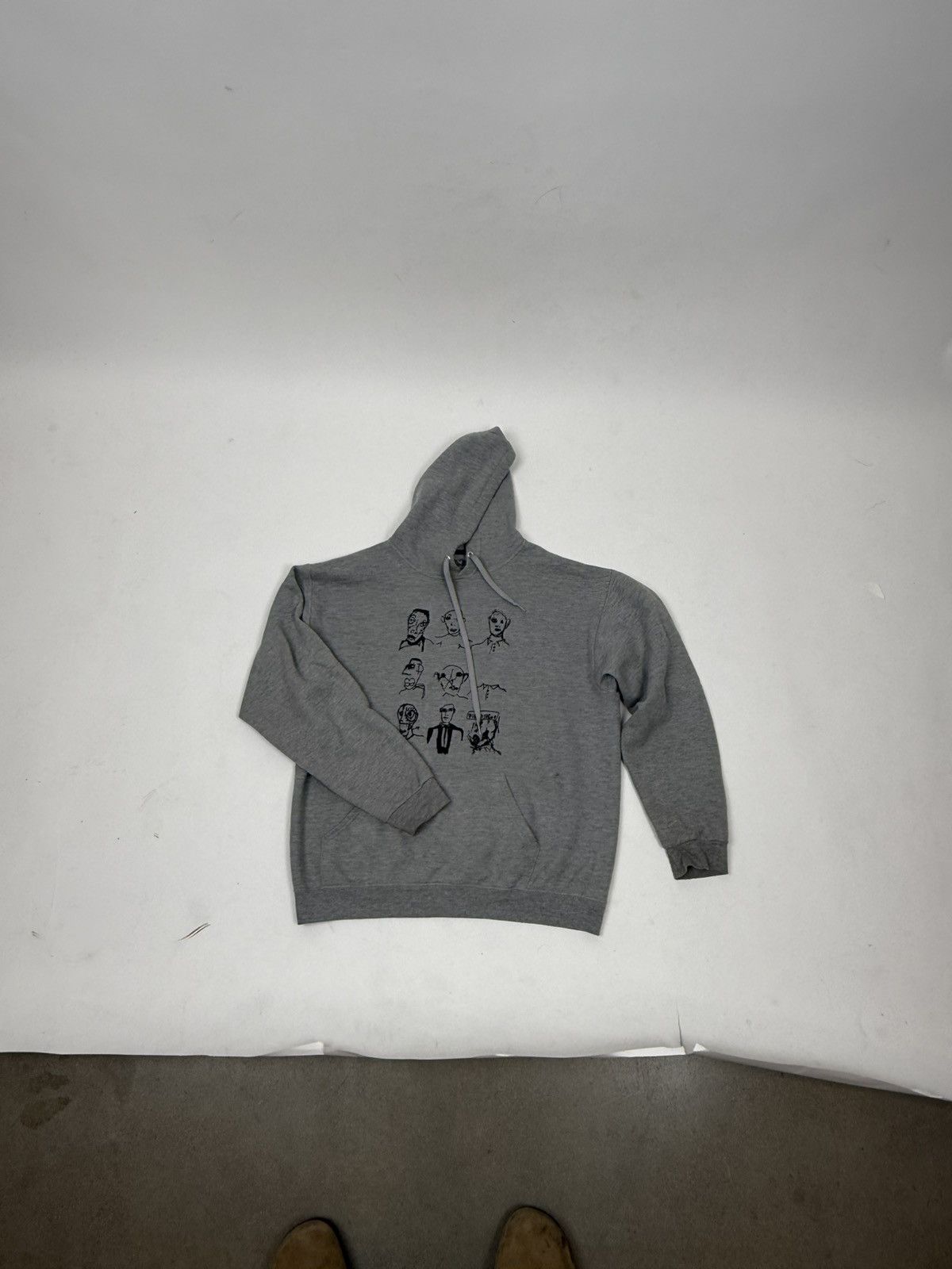 Vintage Vintage gray hoodie Size US L / EU 52-54 / 3 - 2 Thumbnail