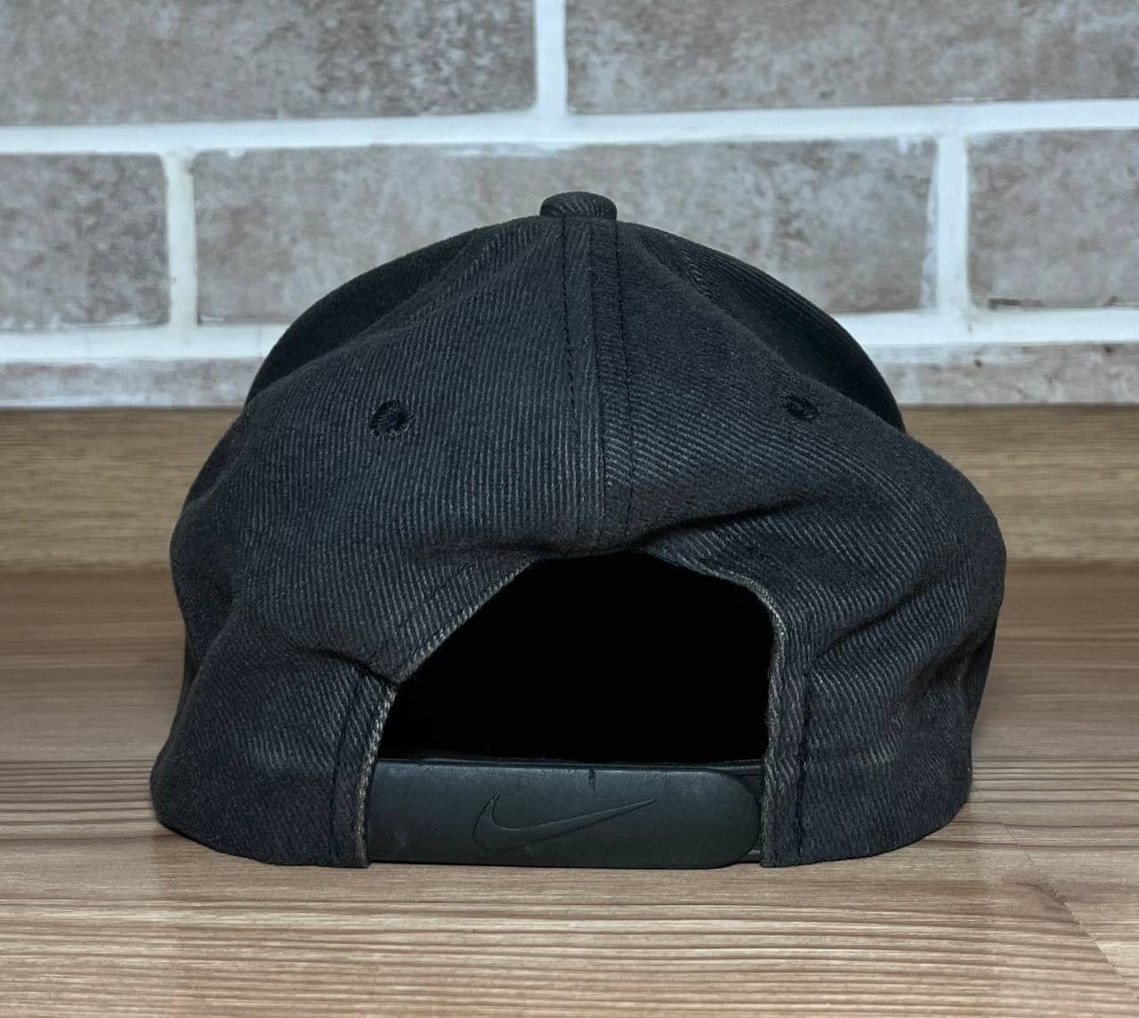 Nike × Vintage Vintage 90s Nike Center Swoosh Snapback Hat Cap Size ONE SIZE - 4 Thumbnail