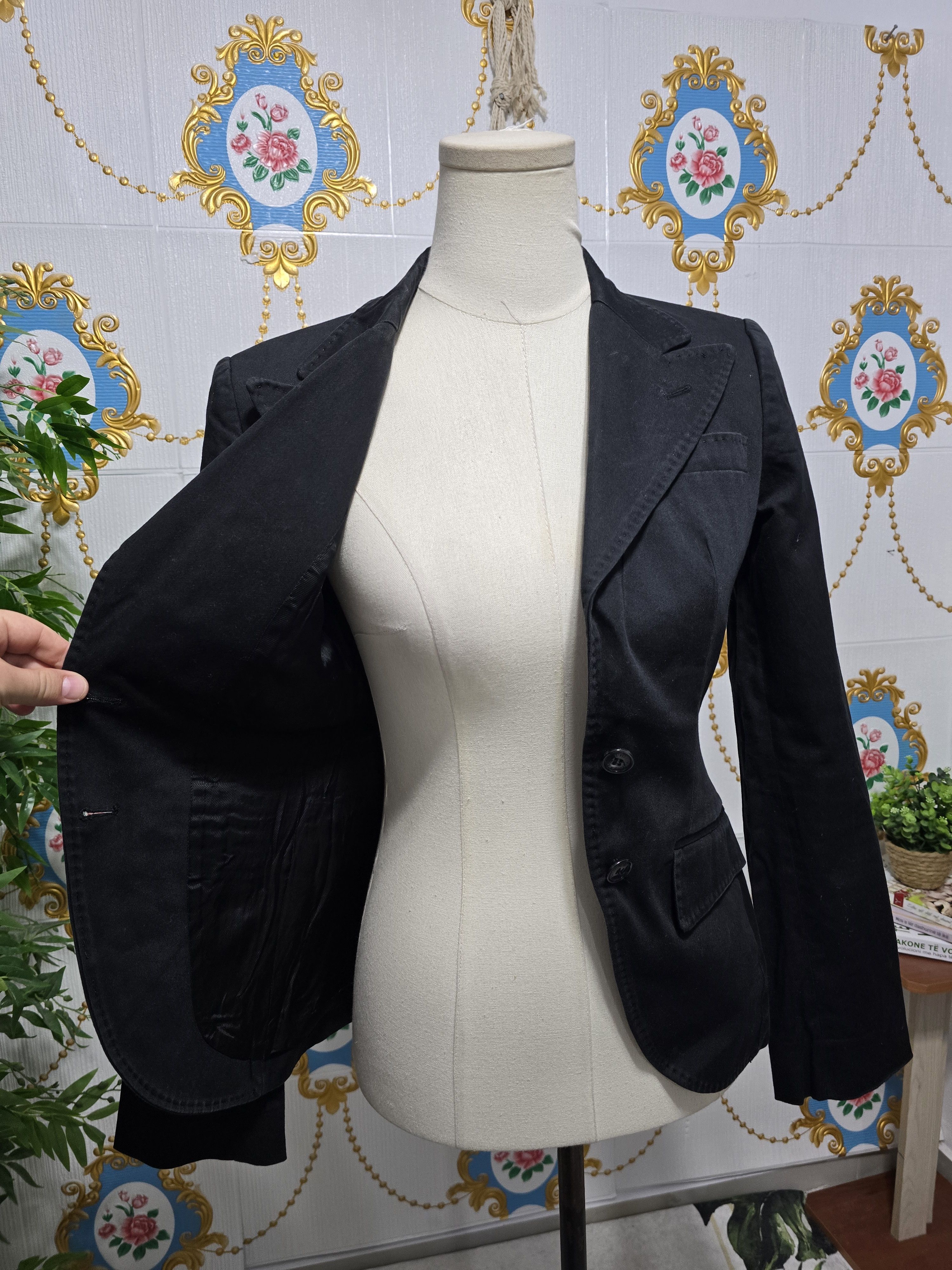 Dolce & Gabbana DOLCE & GABBANA blazer Black ,VINTAGE, WOMEN'S SMALL Size S / US 4 / IT 40 - 3 Thumbnail