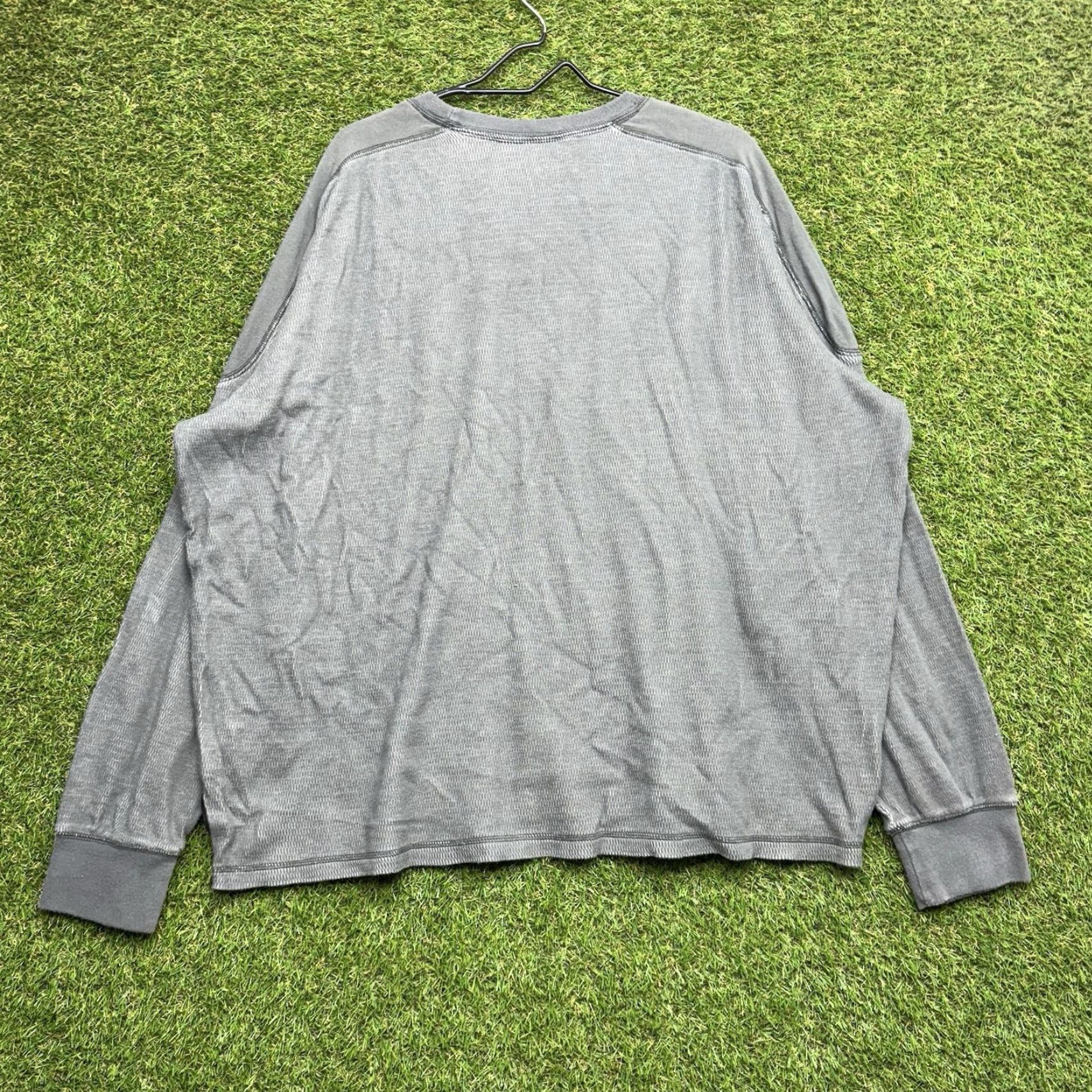 Harley Davidson Harley-Davidson T-Shirt Mens 2XL Gray Reversible Thermal Waffle Knit Riding Casual Vintage-Style 2000s Mens 2XL Gray Harley-Davidson Shirt Size US XXL / EU 58 / 5 - 2 Thumbnail