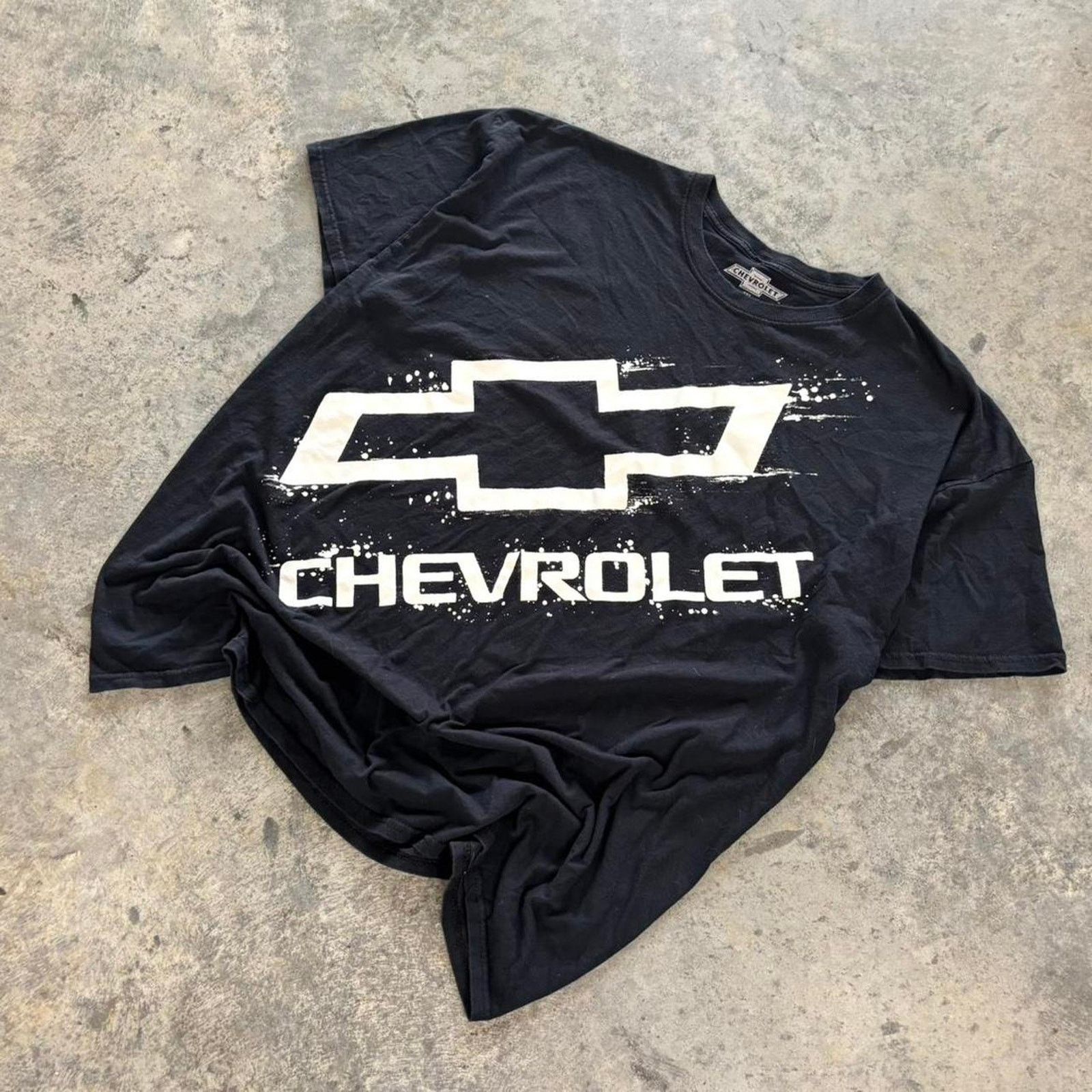 Affliction × Vintage × Volcom Vintage Y2K Chevrolet Affliction Style Baggy T-shirt Size US XXL / EU 58 / 5 - 1 Thumbnail