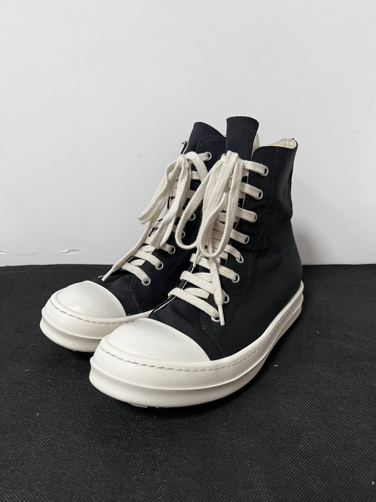 Rick Owens Drkshdw Rick owens ramones drkshdw high top sneakers sz37 Size US 7 / IT 37 - 1 Thumbnail