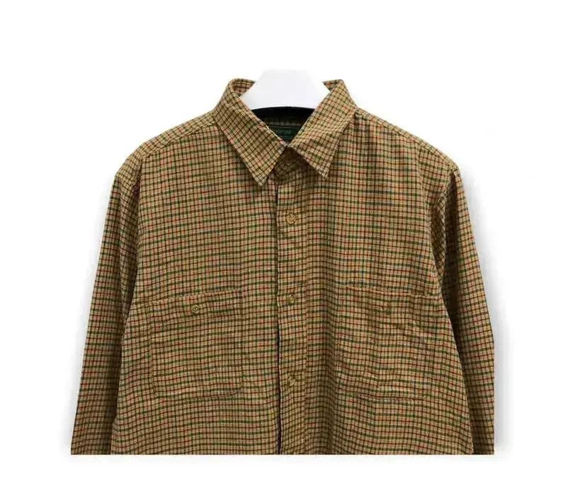 Vintage Vintage Gloverpigeon Plaid Tartan Flannel Shirt 👕 Size US S / EU 44-46 / 1 - 2 Thumbnail