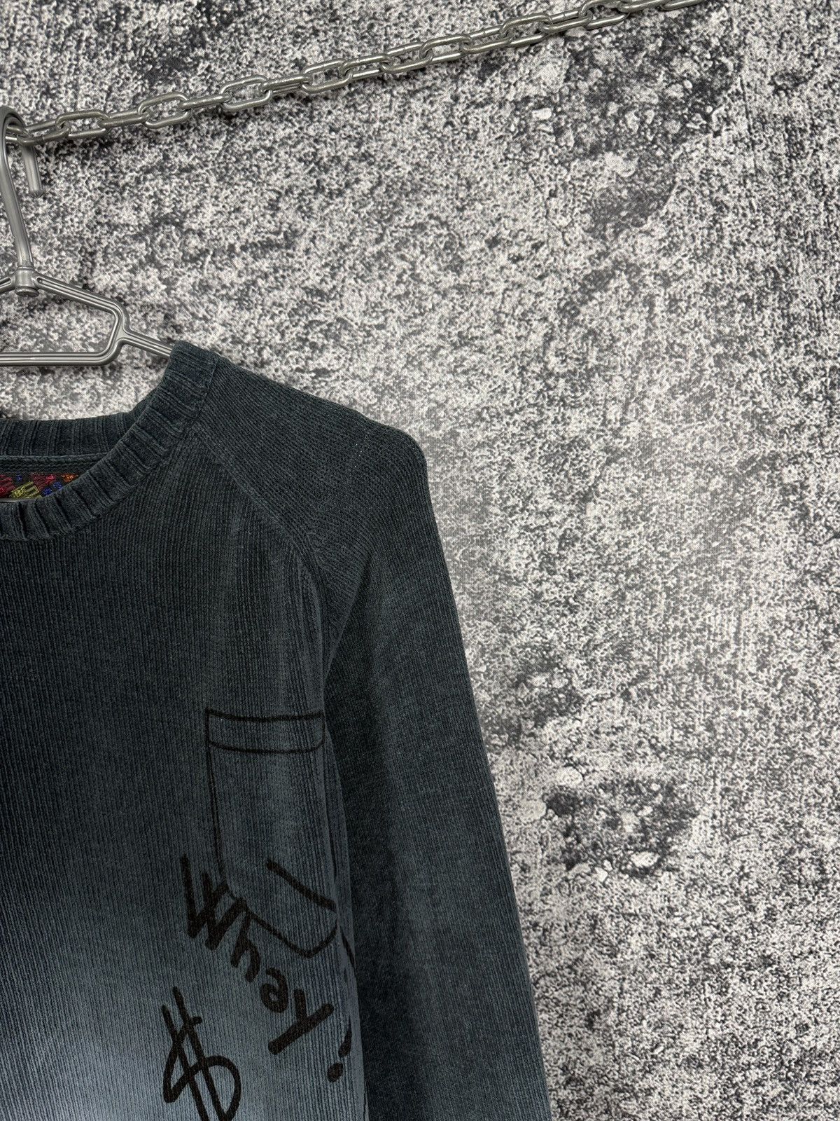 Desigual Desigual Graffiti Print Sweatshirt Gradient Streetwear Sz L Size US L / EU 52-54 / 3 - 2 Thumbnail