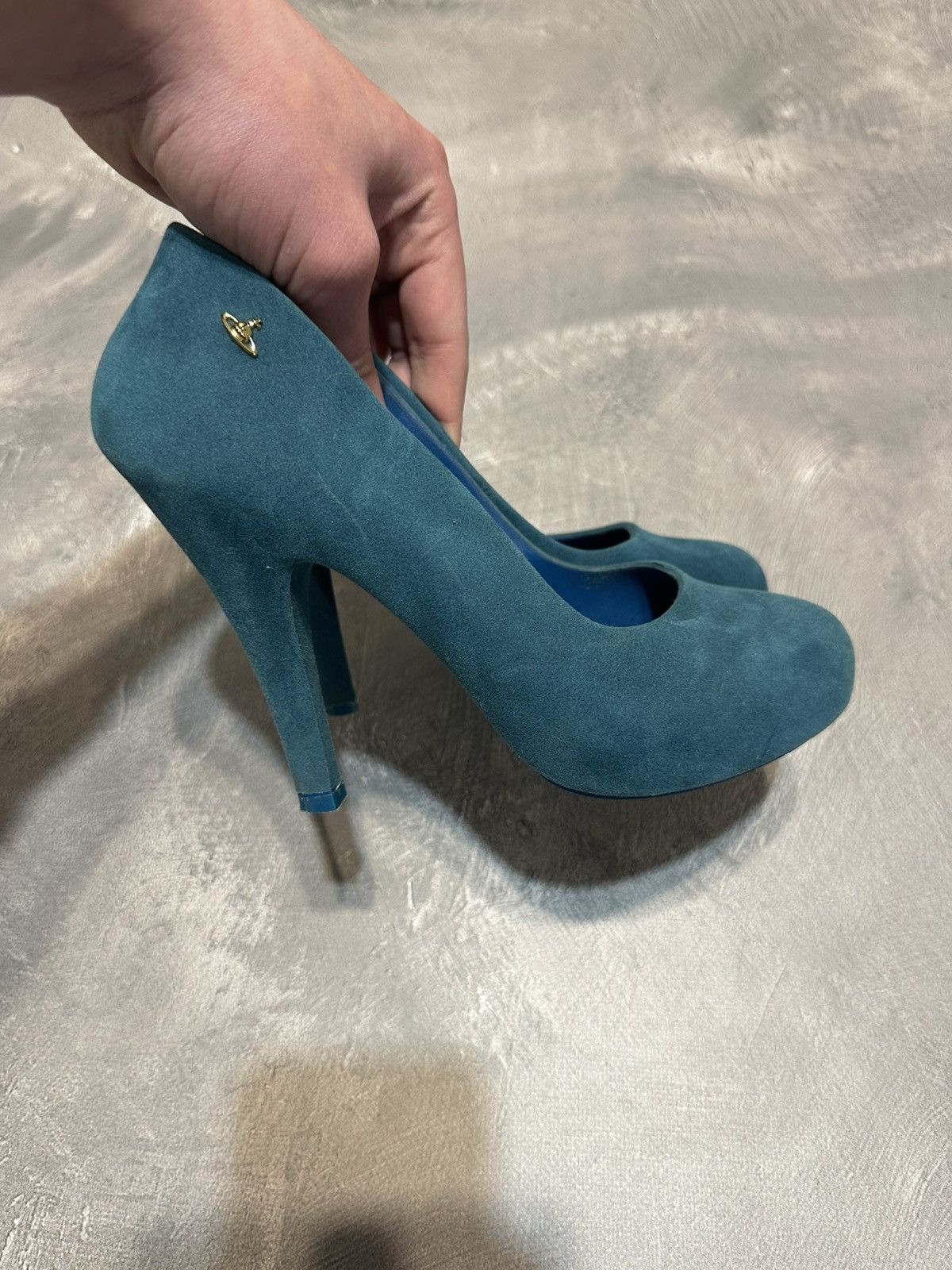 Vivienne Westwood Vivienne Westwood Anglomania Velvet Heels Size US 7.5 / IT 37.5 - 2 Thumbnail