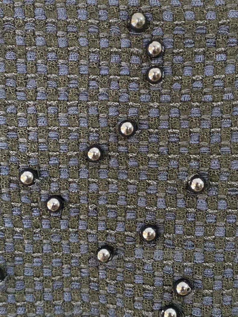 Chanel Chanel 17-year-old dark blue studded coat Size XS / US 0-2 / IT 36-38 - 4 Thumbnail