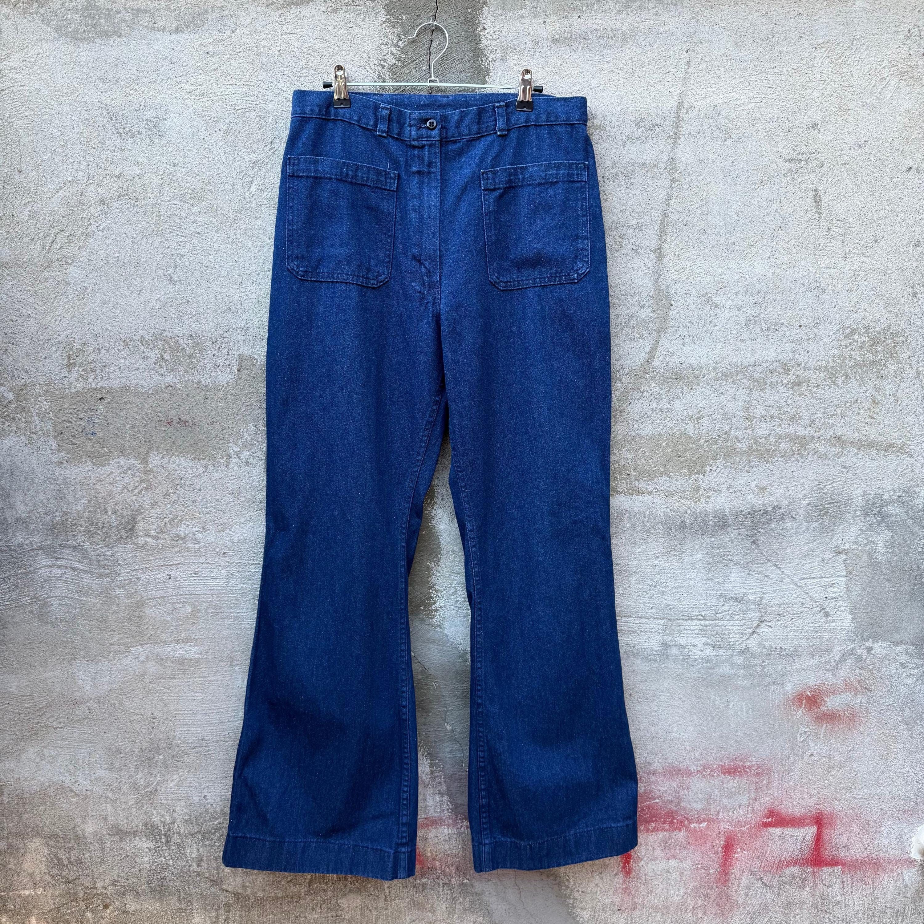 Vintage 90's US Military Women's Denim Dungaree Pants Size 31" - 1 Thumbnail