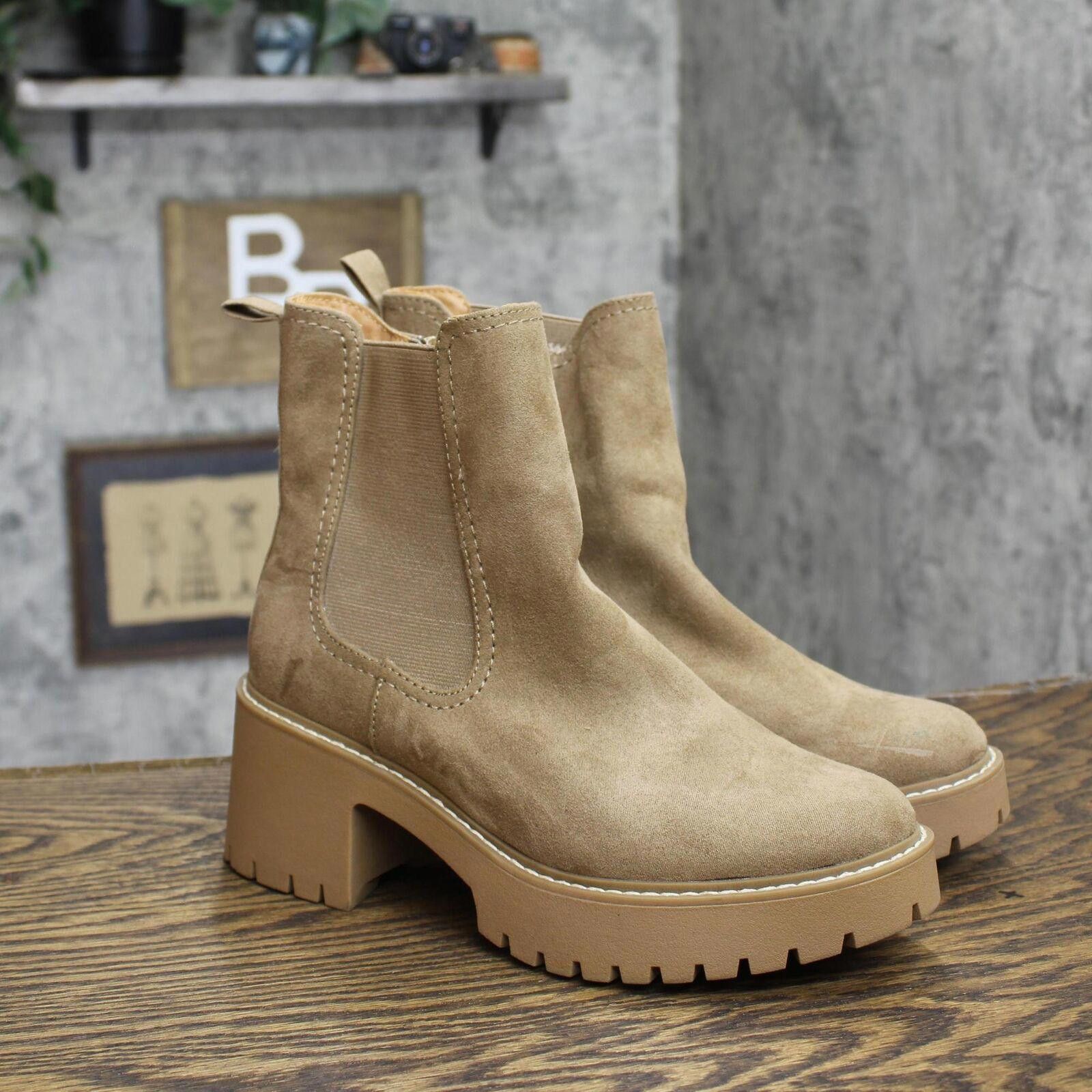 Designer Universal Thread Boots with Memory Foam Insole Tan Brown 7M Size US 7 / IT 37 - 1 Thumbnail