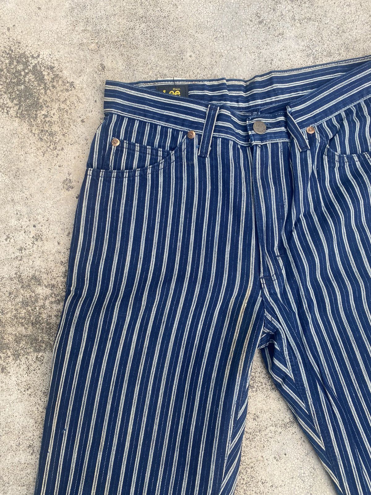Lee × Vintage Vintage Flare Jeans Lee Hikory Sanforized Shrunk Size US 30 / EU 46 - 8 Thumbnail