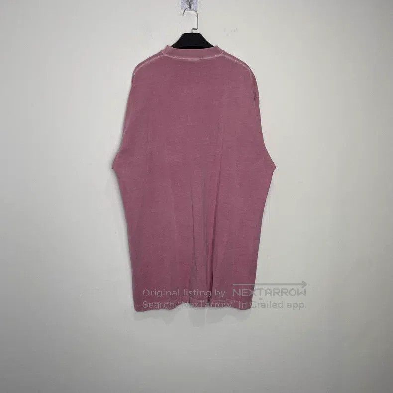 Balenciaga Balenciaga Distressed Pink Eiffel Tower Short Sleeve Shirt Size US M / EU 48-50 / 2 - 2 Thumbnail