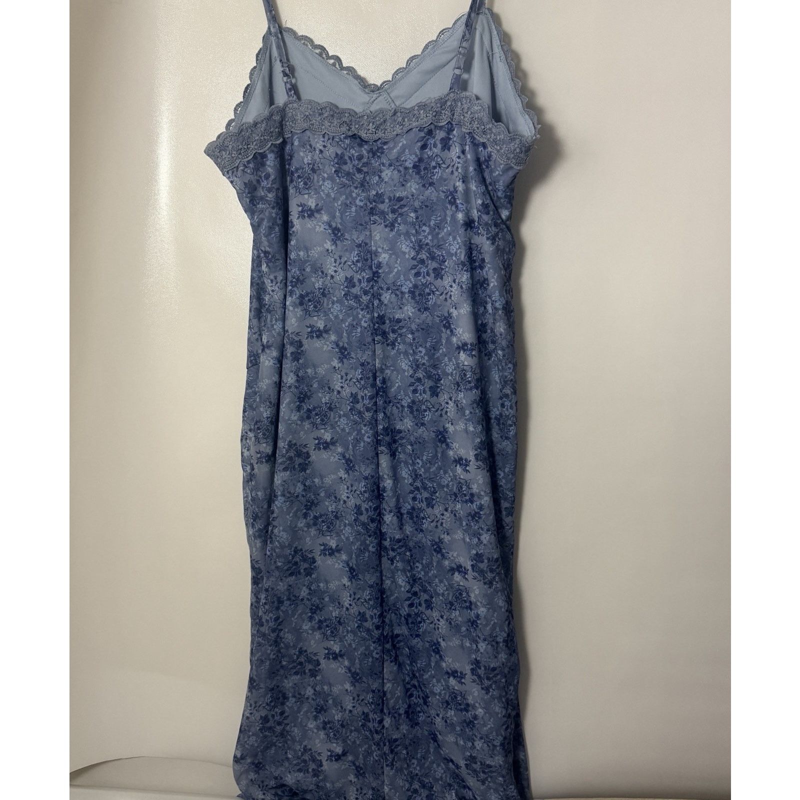 Other Y2K Slip Floral Mesh Lace Slit Whimsy Grunge Cottage Dress Size XXL / US 16-18 / IT 52-54 - 2 Thumbnail