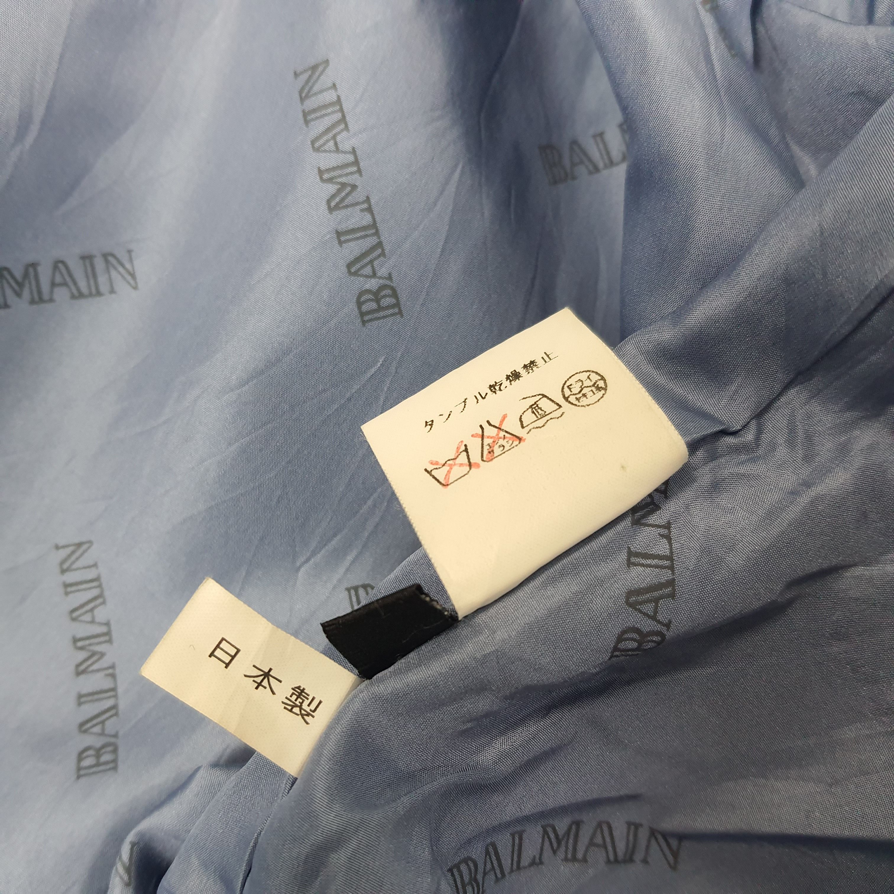Balmain × Vintage Vintage Balmain Paris Trench Jacket C222N12 Size US M / EU 48-50 / 2 - 10 Thumbnail