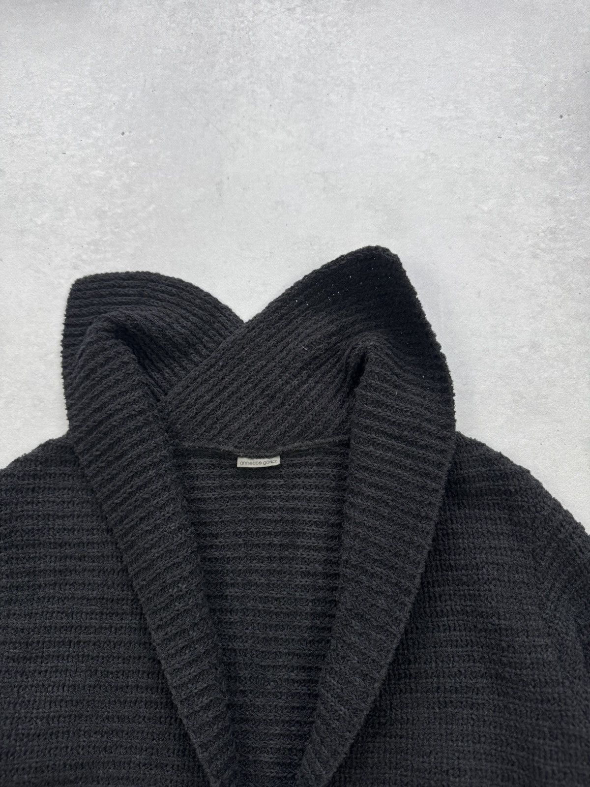 Annette Gortz Annette Gortz Wool Knit Open Front Cardigan Size M / US 6-8 / IT 42-44 - 3 Thumbnail