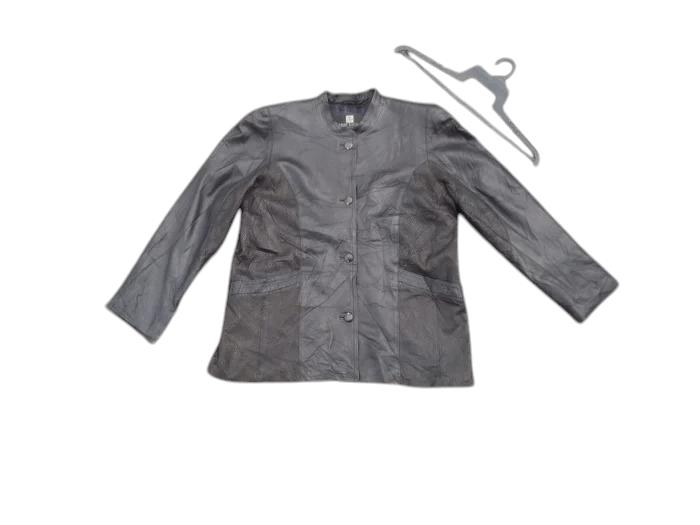 Leather PIERRE BALMAIN BUTTON UP LEATHER JACKET Size US L / EU 52-54 / 3 - 1 Thumbnail