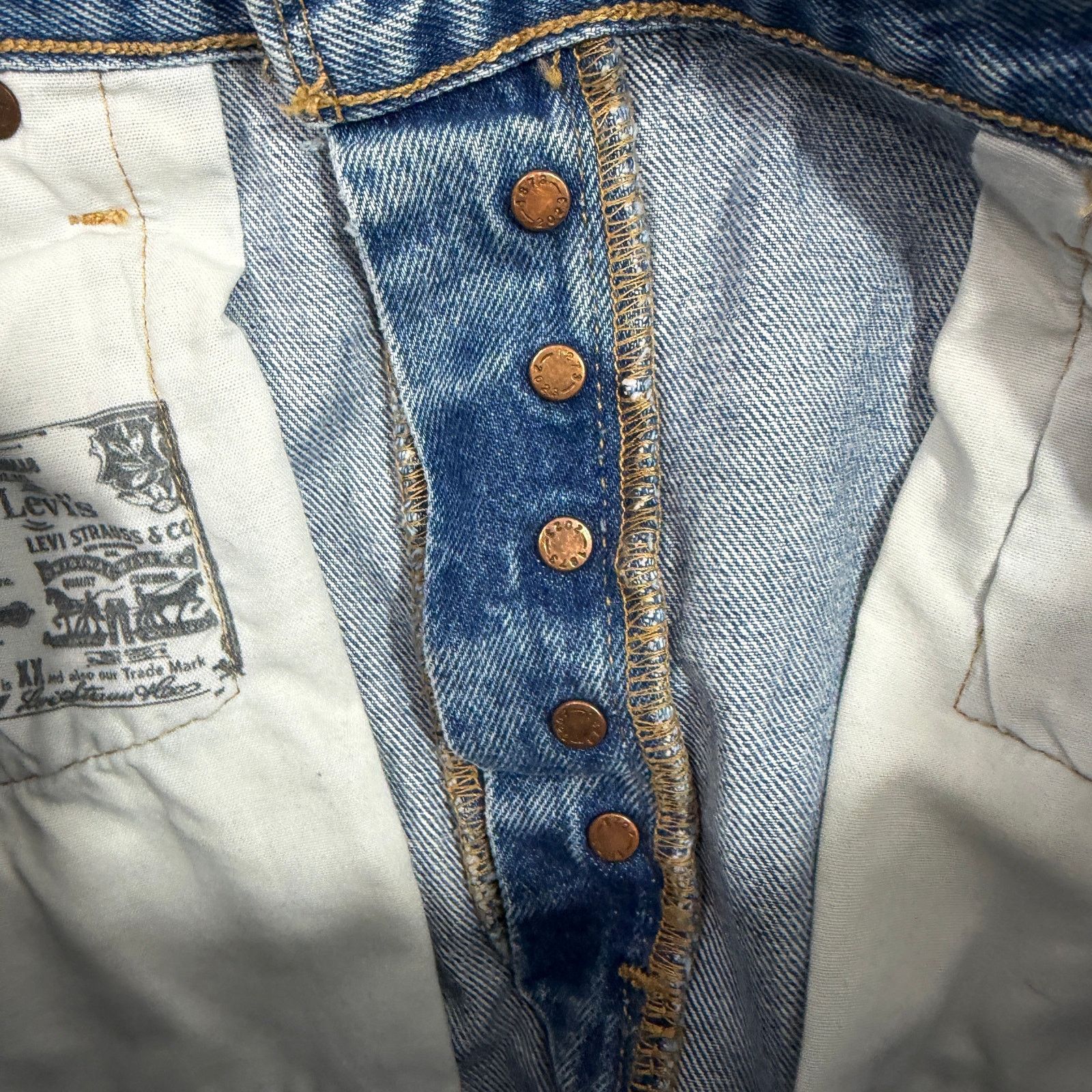 Levi's Levis 501xx 150th Anniversary Heart Logo Jeans Size 33x32 Size 33" - 7 Thumbnail
