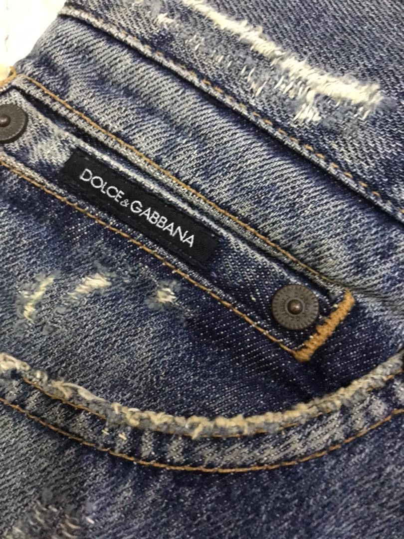 Dolce & Gabbana 💥Dolce&Gabbana Distressed Kurt Cobain Style Size US 34 / EU 50 - 9 Thumbnail