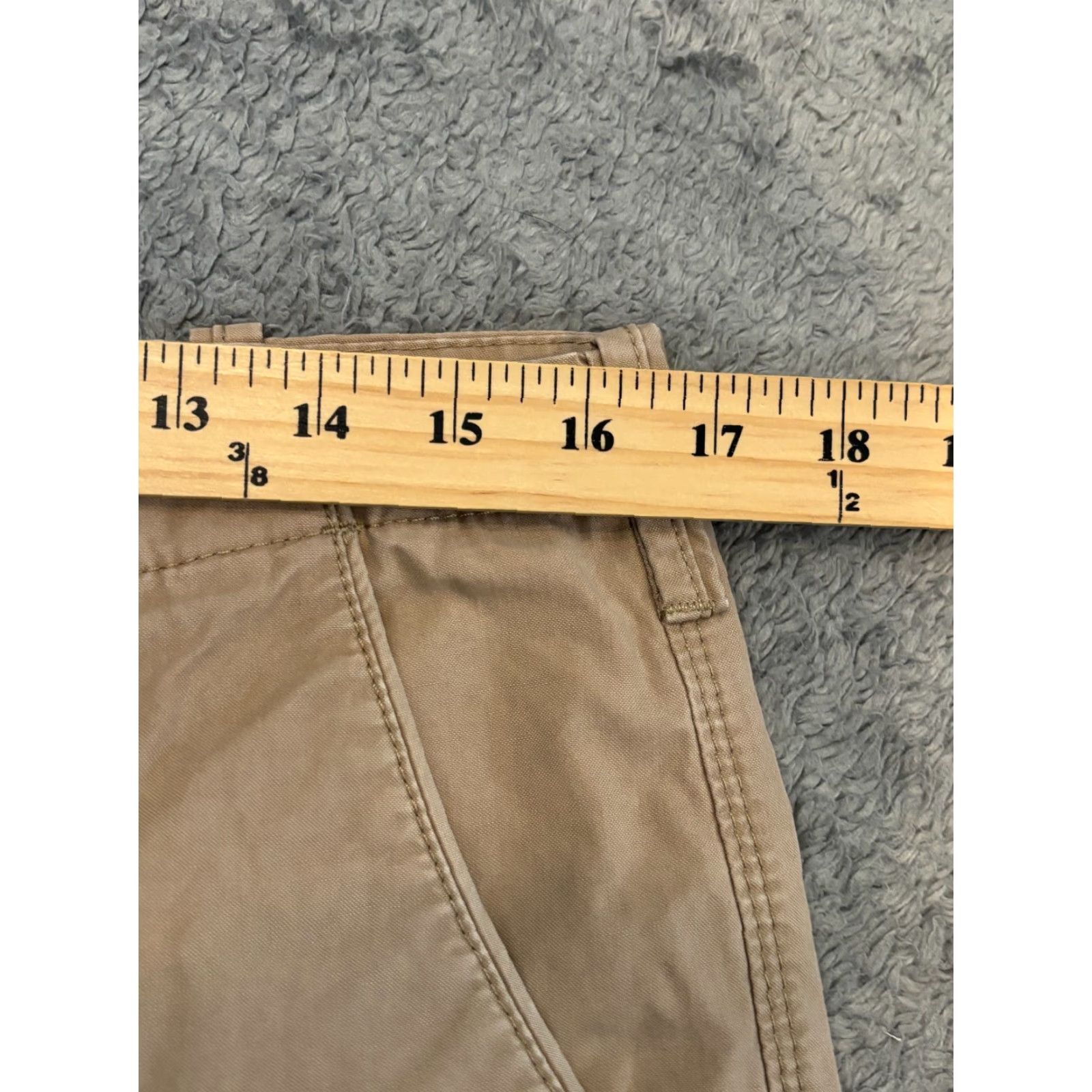 Express Express Chino Shorts Mens 31 (33) Beige Khaki Flat Front Preppy Casual Golf Mens Regular Chino Short Beige Warm Weather Vintage? No — keep no. Size US 31 - 3 Thumbnail