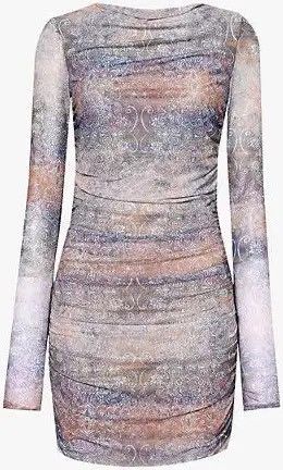 BEC + BRIDGE BEC + BRIDGE Malaya Long-Sleeve Mesh Mini Dress Size XS / US 0-2 / IT 36-38 - 2 Thumbnail