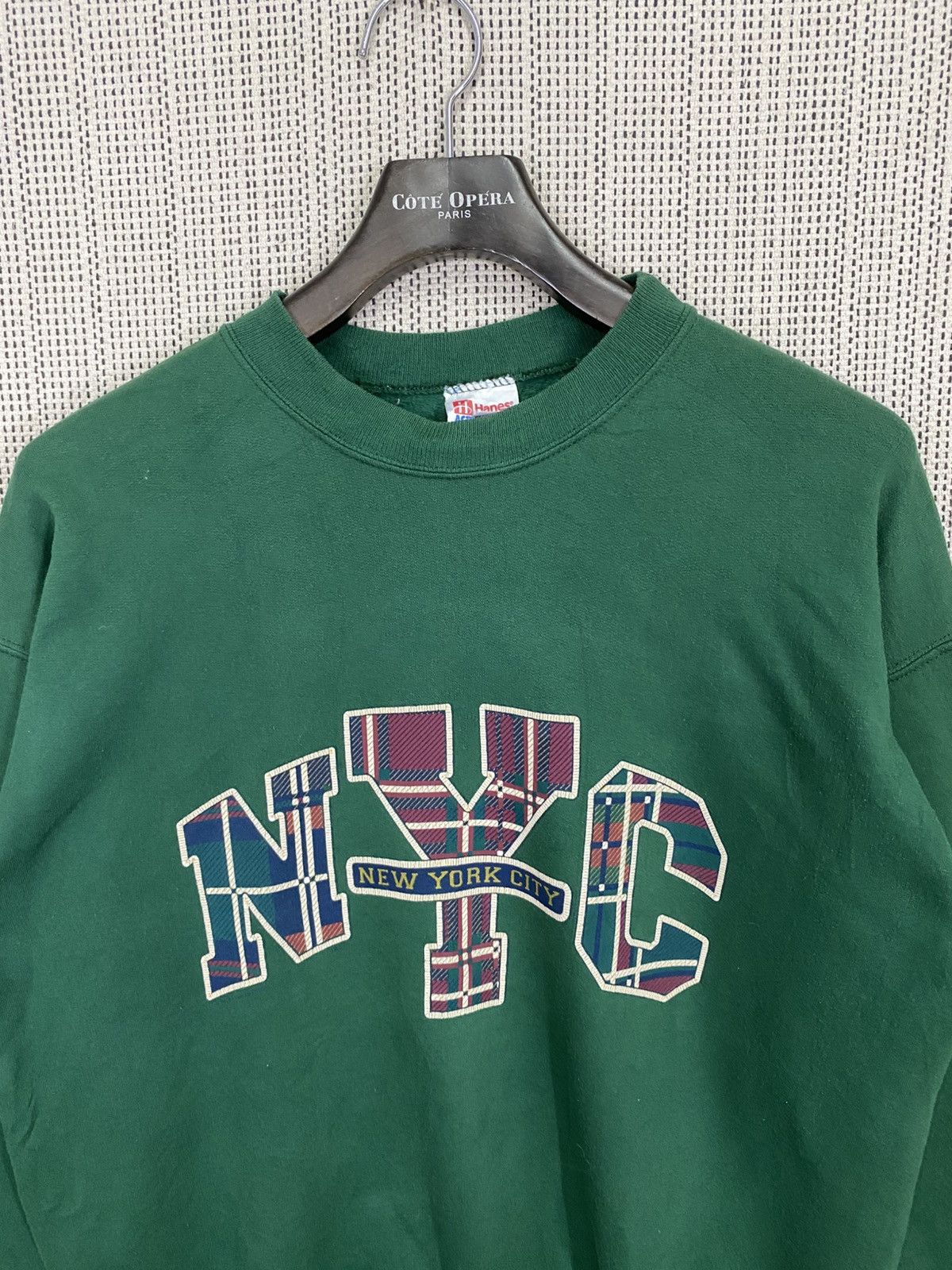 NFL × Vintage Vintage 90s new york city sweatshirt crewneck pullover Size US L / EU 52-54 / 3 - 8 Thumbnail