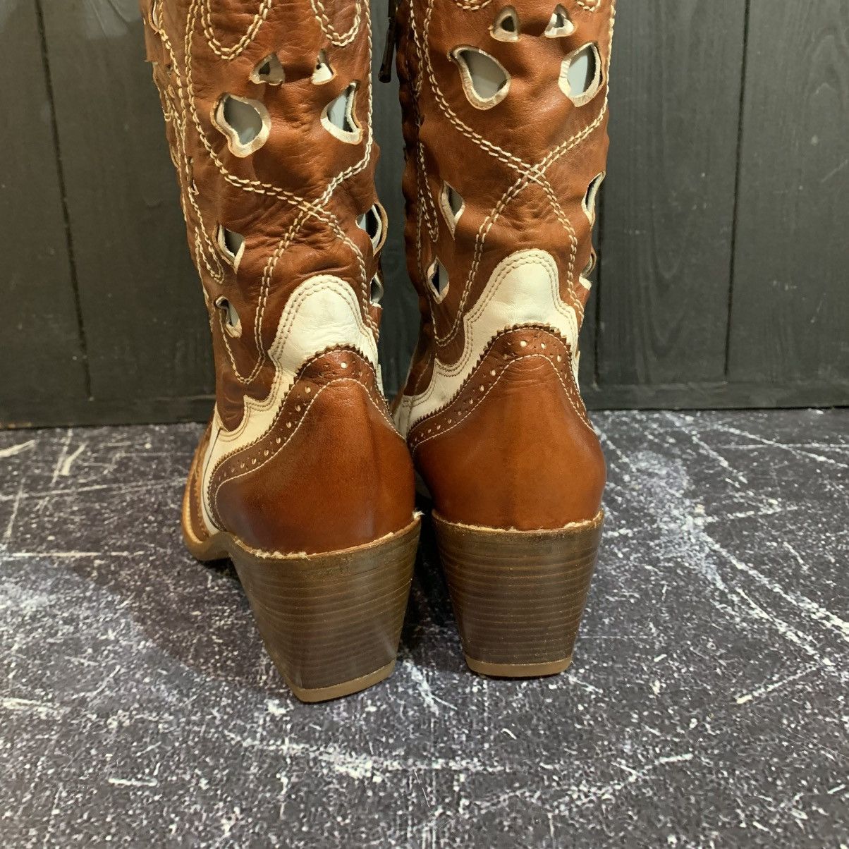 Cowboy Equipment × Pinko PINKO Leather Cowboy Western Women’s Boots Size 39 Size US 9 / IT 39 - 8 Thumbnail