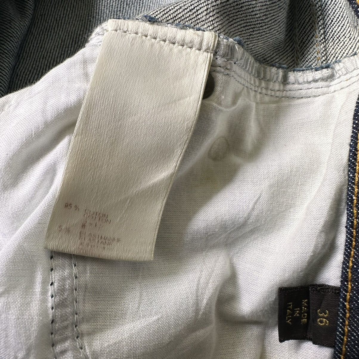 Louis Vuitton Vintage Louis Vuitton Boot cut Jeans Raw Indigo Size US 28 / EU 44 - 17 Thumbnail