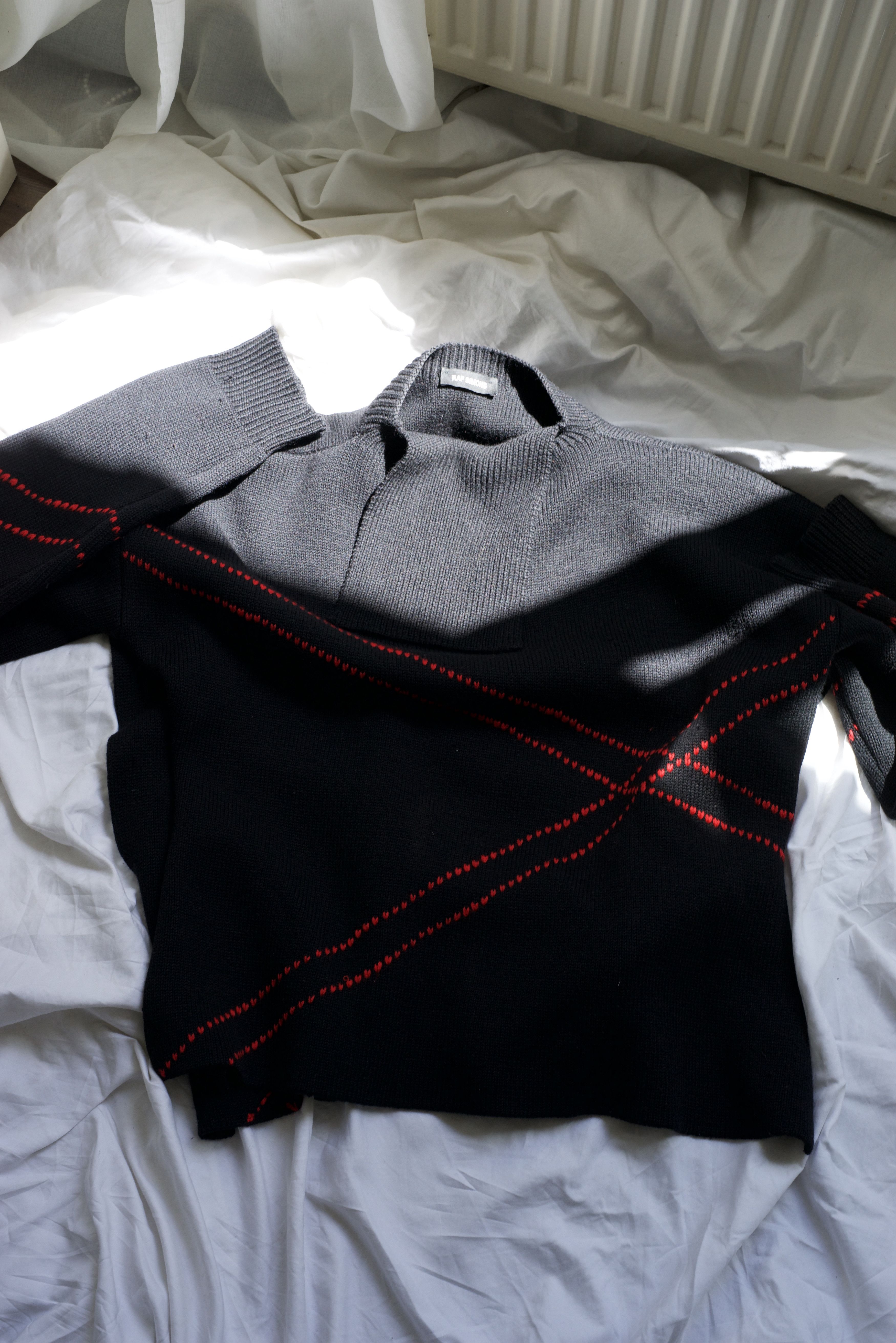 Raf Simons RAF SIMONS Deconstructed Knit Jumper with Open Sides Size US M / EU 48-50 / 2 - 2 Thumbnail