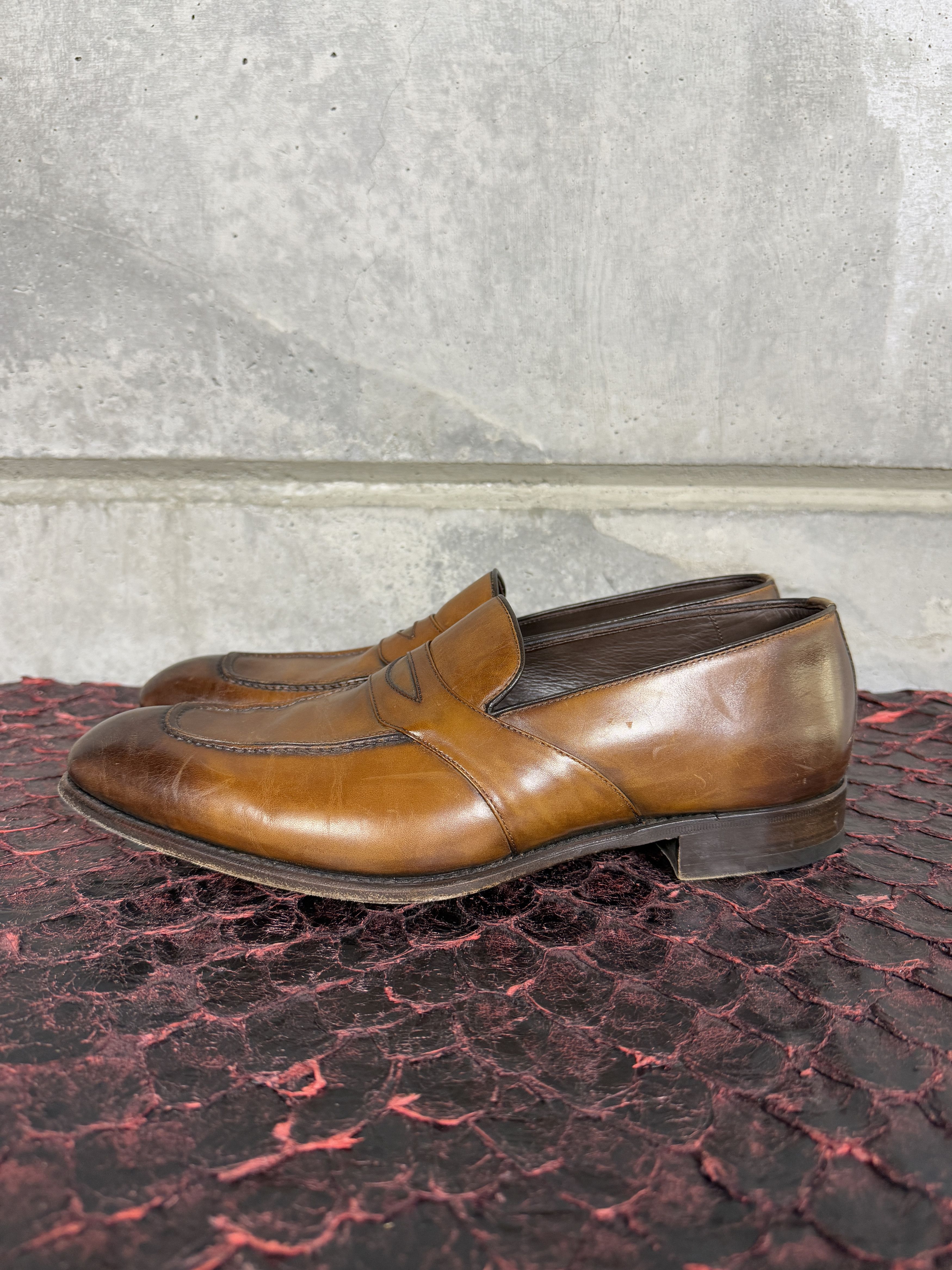 Tom Ford Tom Ford Leather Penny Loafers Size US 12 / EU 45 - 7 Thumbnail