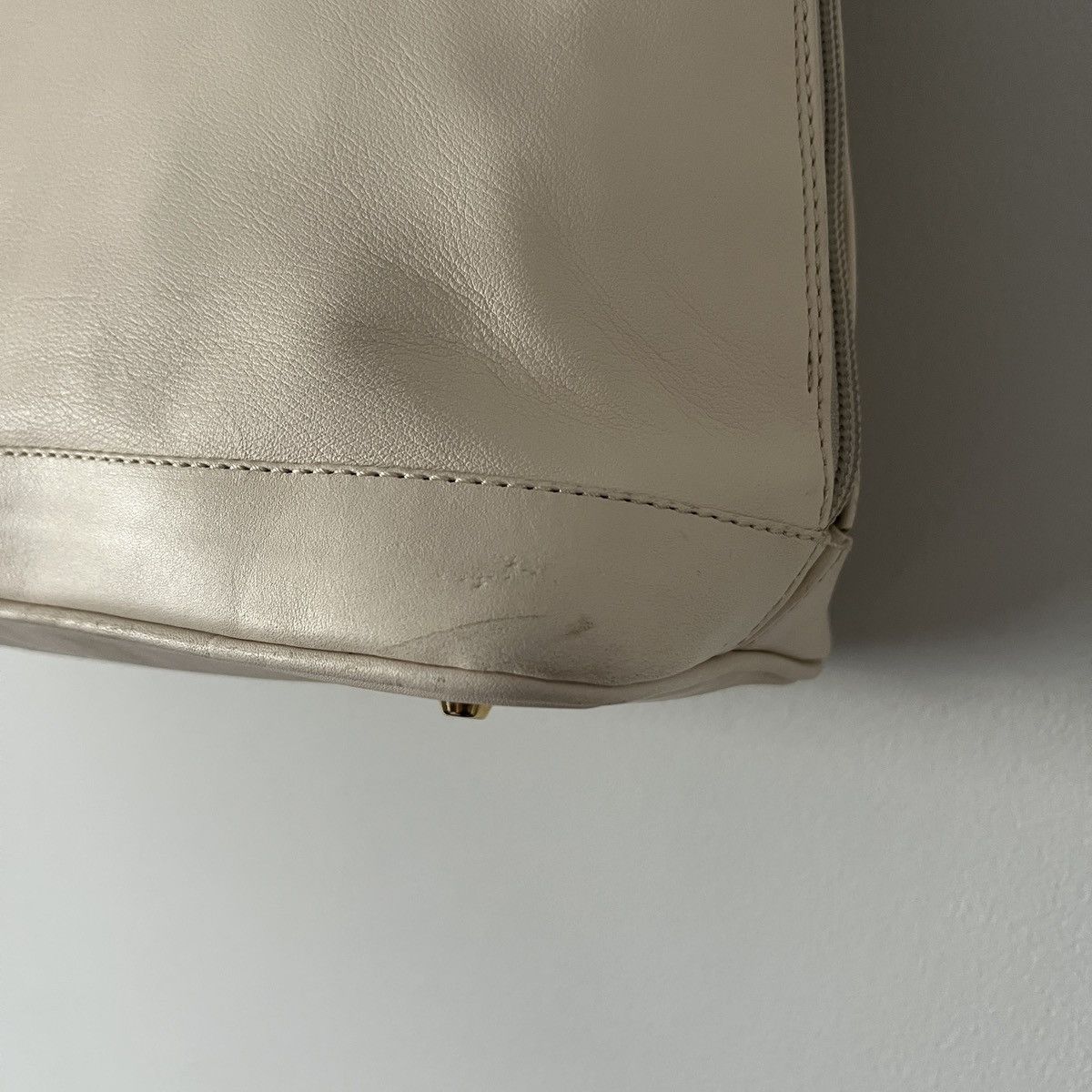 Bally Bally Shoulder White Leather Bag Size ONE SIZE - 8 Thumbnail