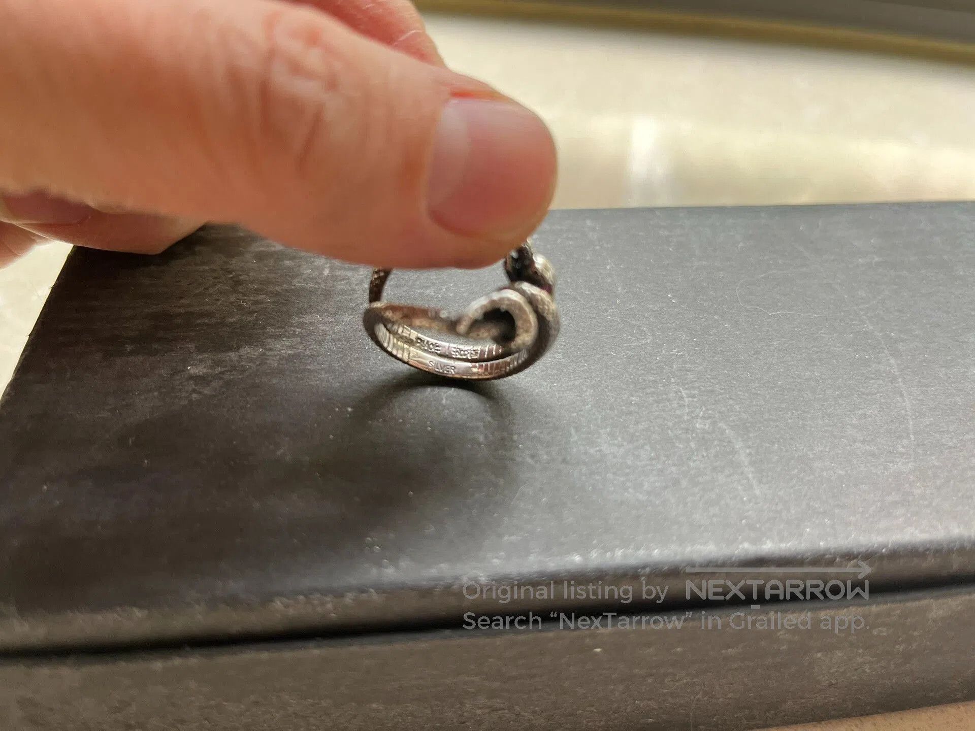 Japanese Brand Snake Link Ring from Blackboots. Size ONE SIZE - 5 Thumbnail
