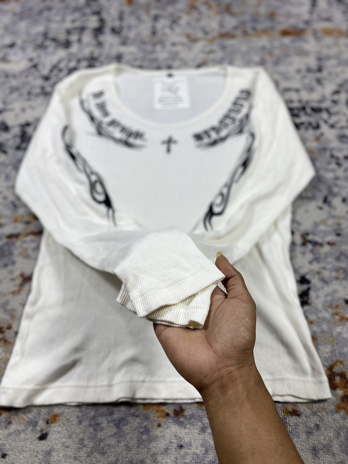 If Six Was Nine × Japanese Brand × Le Grande Bleu (L.G.B.) JapaneseBrand duralumin tribal Gothic Punk Long sleeve Size US M / EU 48-50 / 2 - 2 Thumbnail