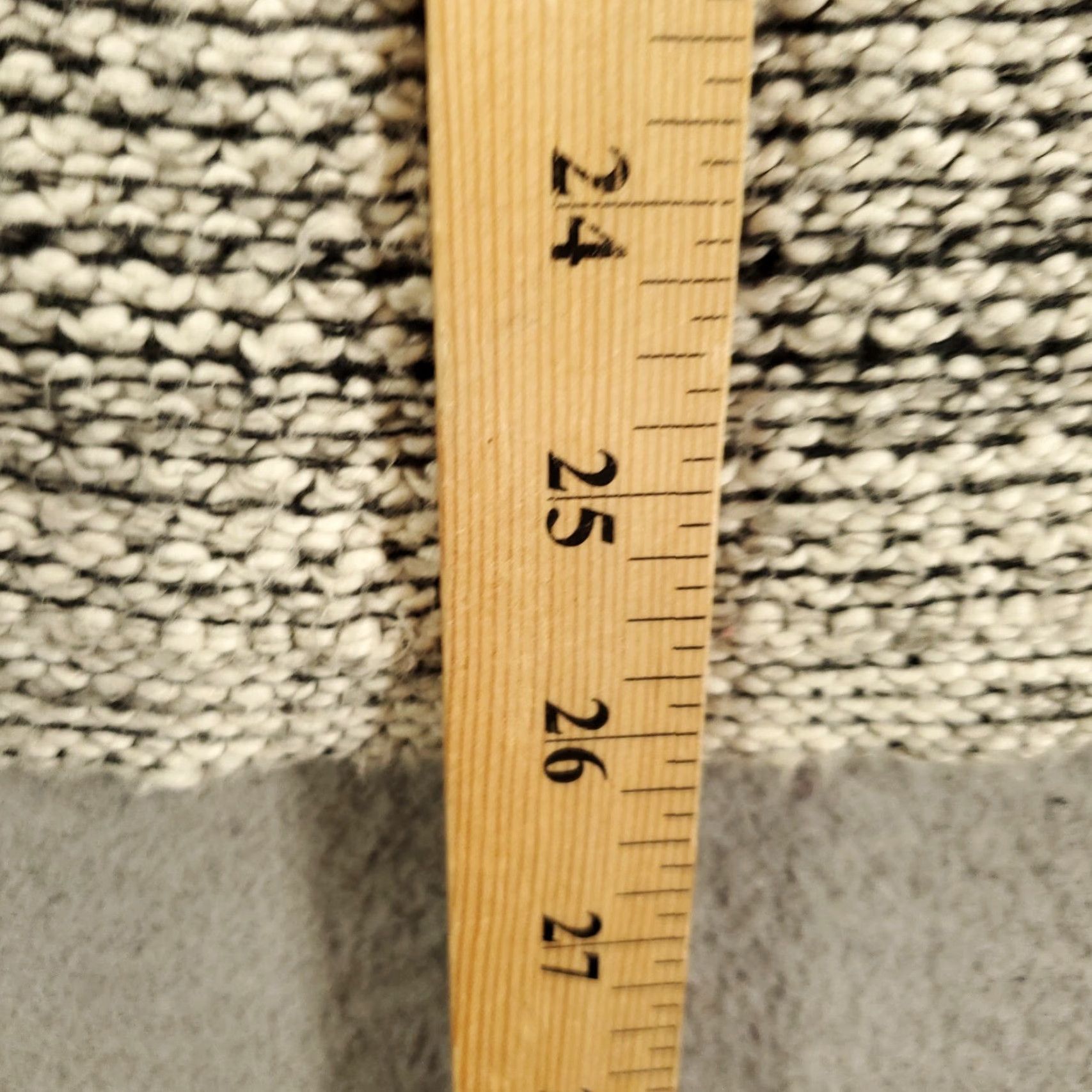 J. Jill VINTAGE Jill Cardigan Sweater Womens XS Gray Big Safety Pin Closure Open Knit Thick Size XS / US 0-2 / IT 36-38 - 5 Thumbnail