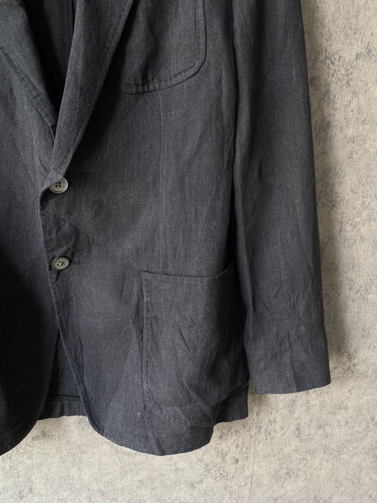 Emporio Armani Emporio Armani Linen Coat Jacket Size US M / EU 48-50 / 2 - 7 Thumbnail