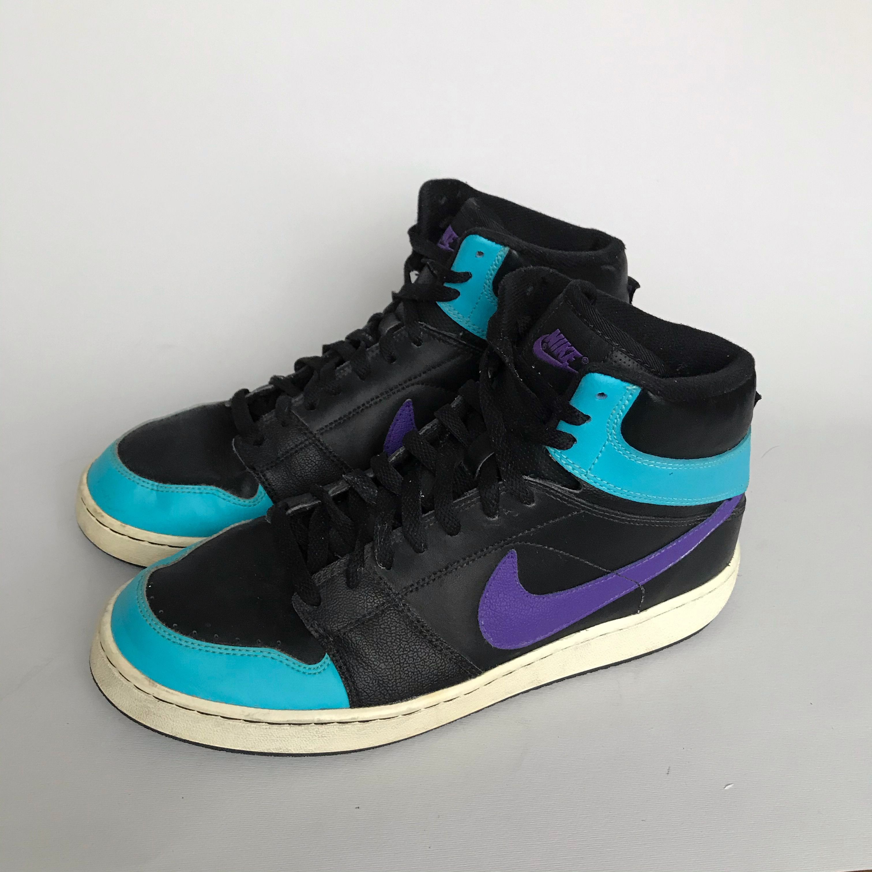 Nike VINTAGE Y2K NIKE BACKBOARD HIGH TOP SNEAKERS 395558-014 Size US 9 / EU 42 - 1 Thumbnail