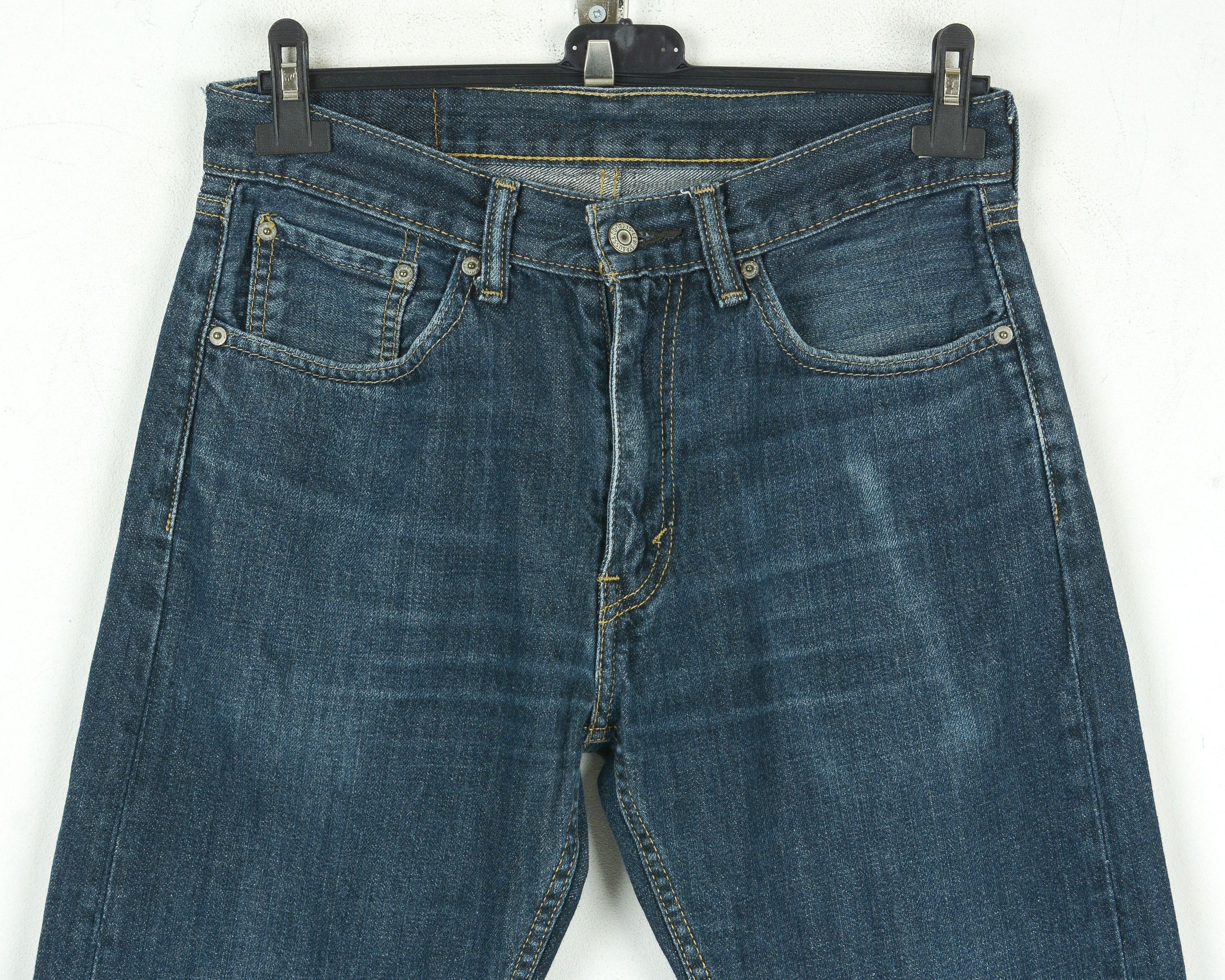 Levi's 505 Men W31 L27 Regular Straight Jeans Denim Pants Trousers Size US 31 - 7 Thumbnail