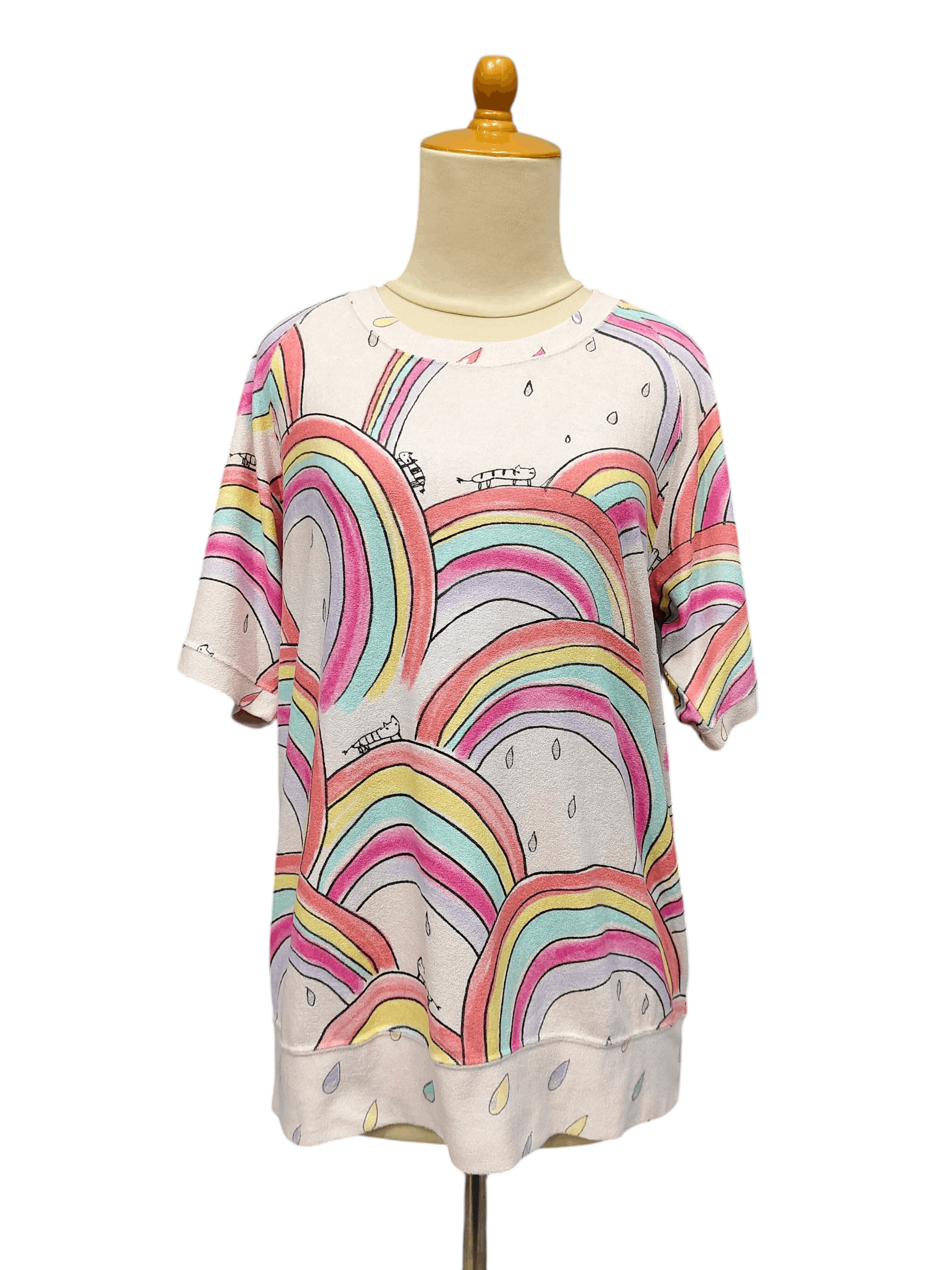 🇯🇵 Tsumori Chisato 🇯🇵 Rainbow Art Tshirt