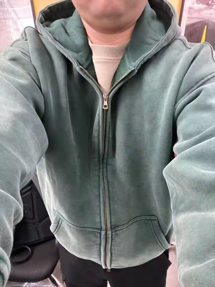 Japanese Brand Kirari x Asuka Streetwear Loose Washed Zipper Hoodie Sweater Size US L / EU 52-54 / 3 - 3 Thumbnail